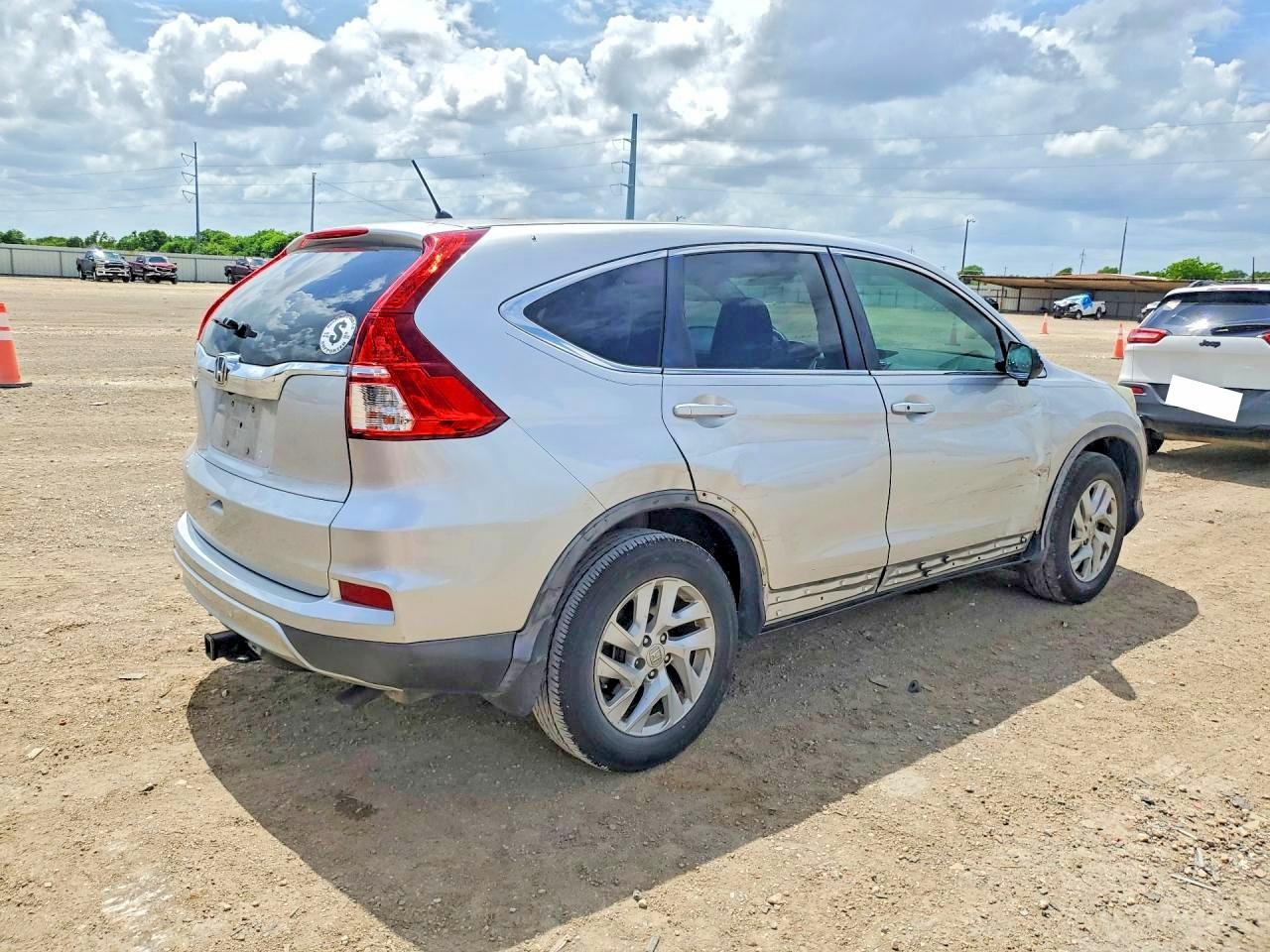 2015 Honda Crv Awd Silver vin: 3CZRM3H57FG707091
