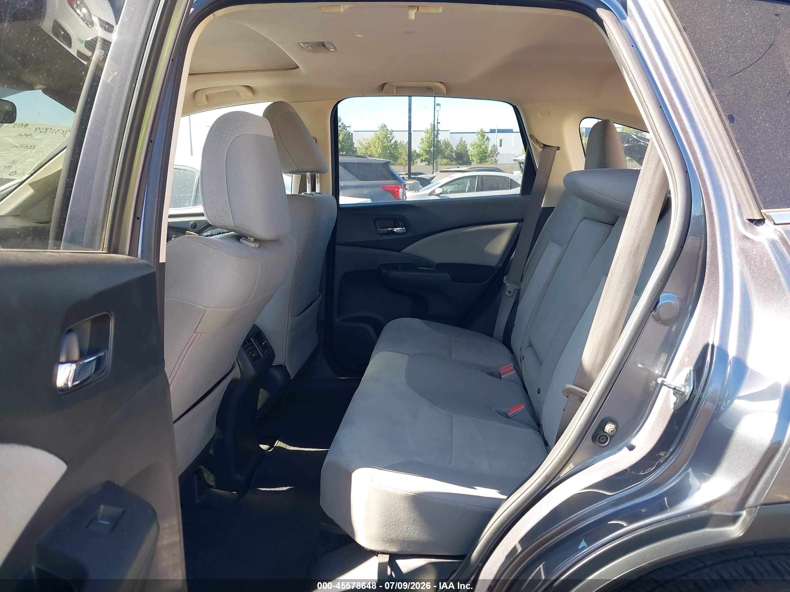 2015 Honda Cr-v Ex Gray vin: 3CZRM3H57FG708368