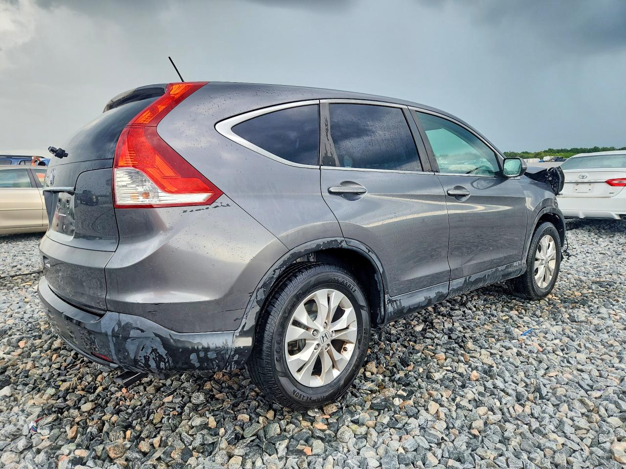 2012 Honda Cr-v Ex Silver vin: 3CZRM3H58CG701991