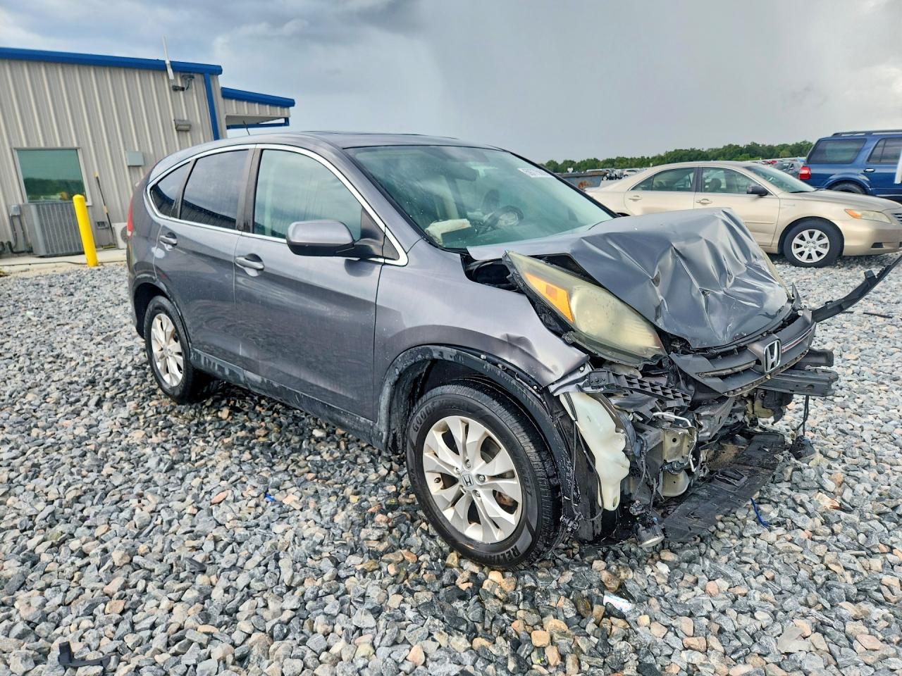 2012 Honda Cr-v Ex Silver vin: 3CZRM3H58CG701991