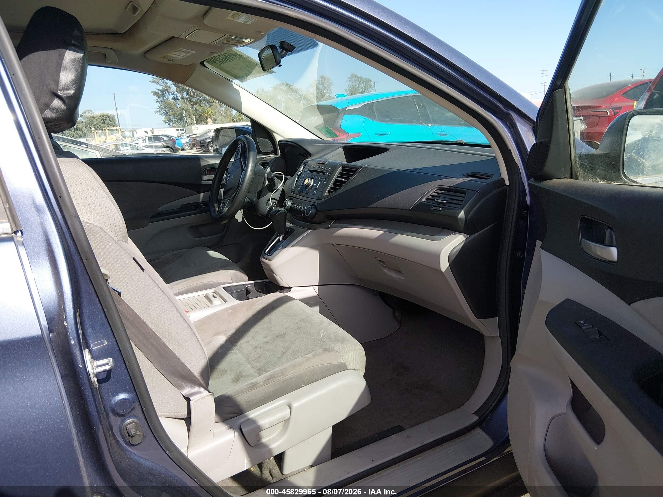2012 Honda Cr-v Ex Blue vin: 3CZRM3H58CG704924
