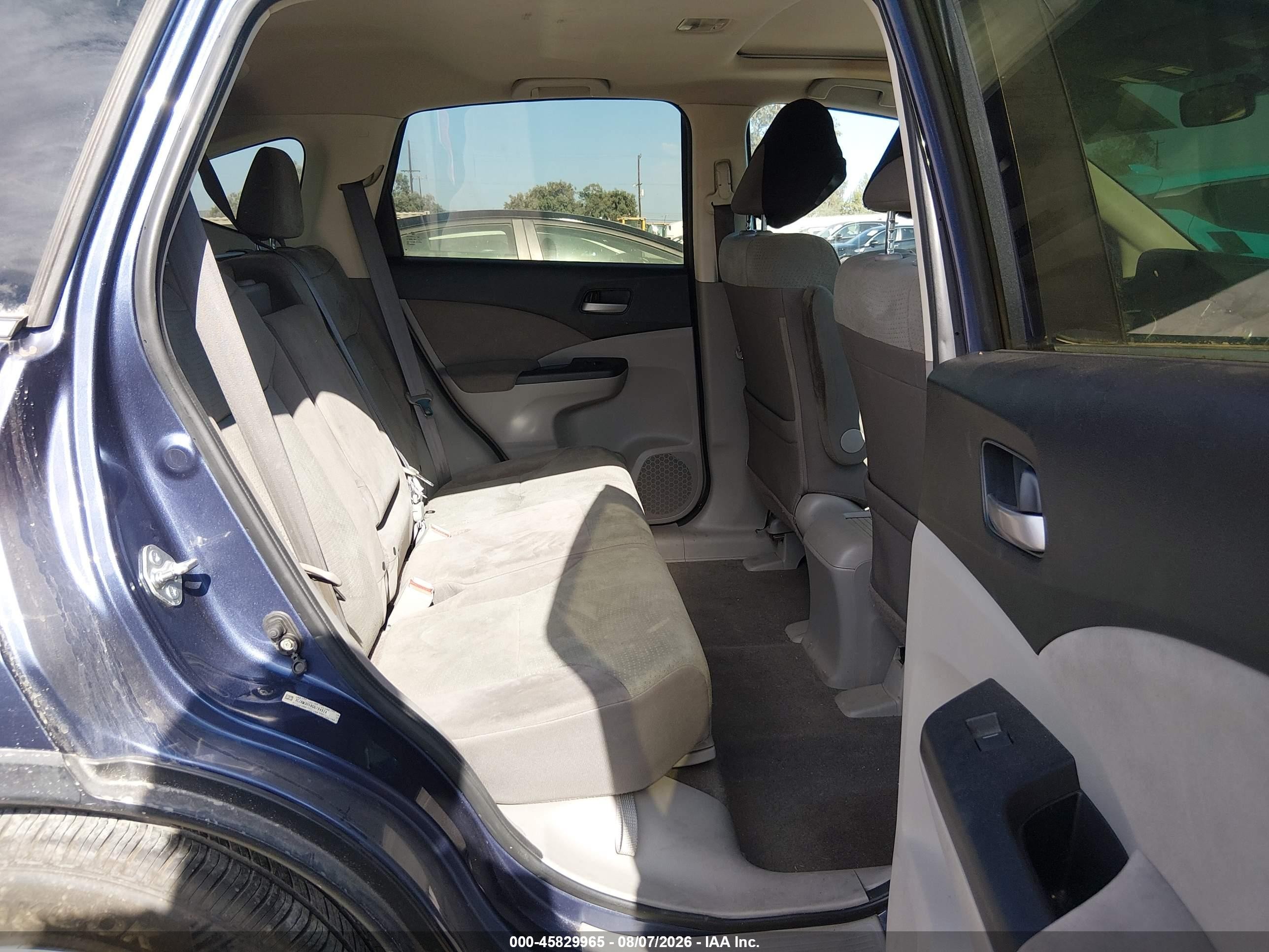 2012 Honda Cr-v Ex Blue vin: 3CZRM3H58CG704924