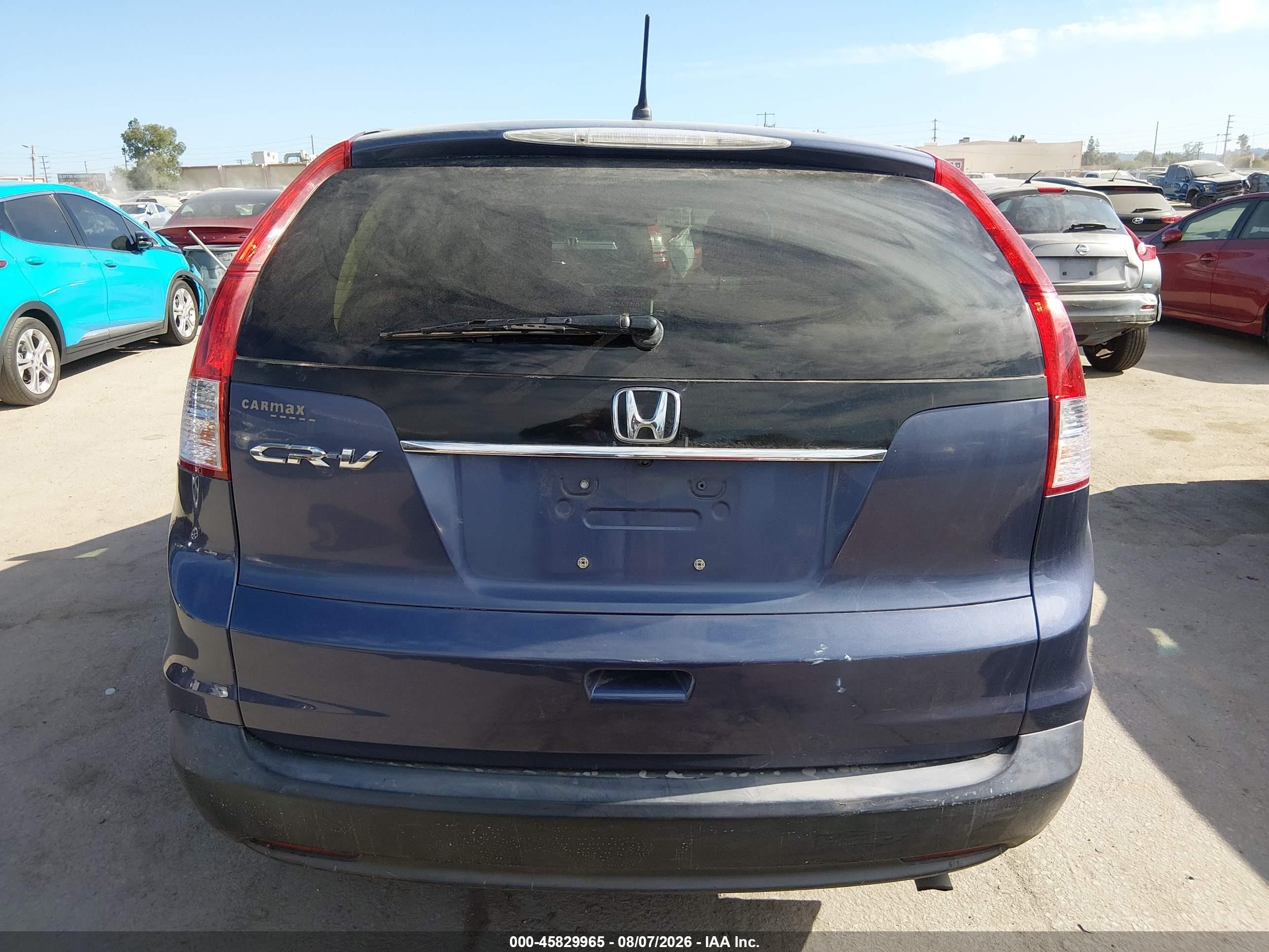 2012 Honda Cr-v Ex Blue vin: 3CZRM3H58CG704924