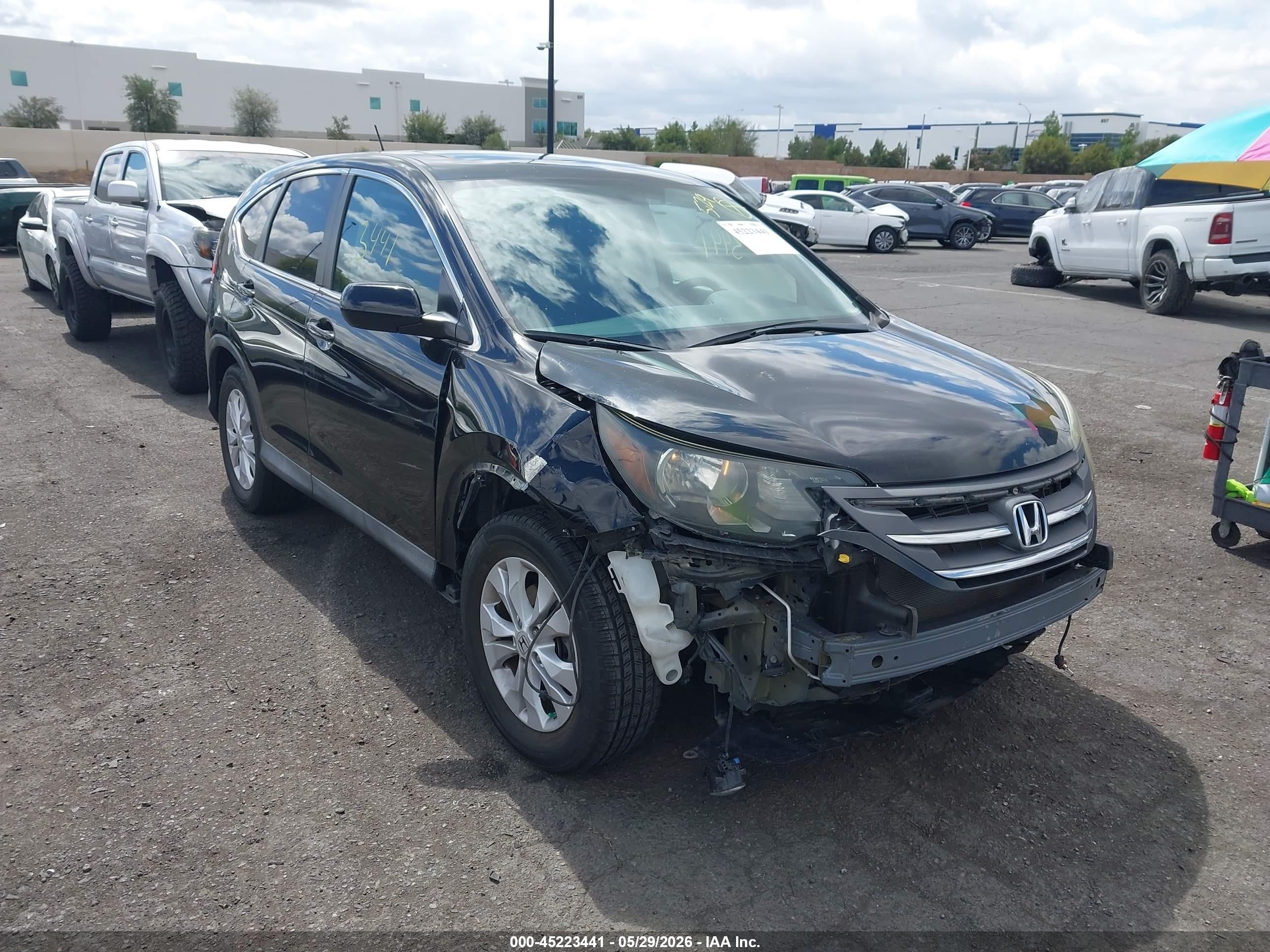 2013 Honda Cr-v Ex Gray vin: 3CZRM3H58DG707128