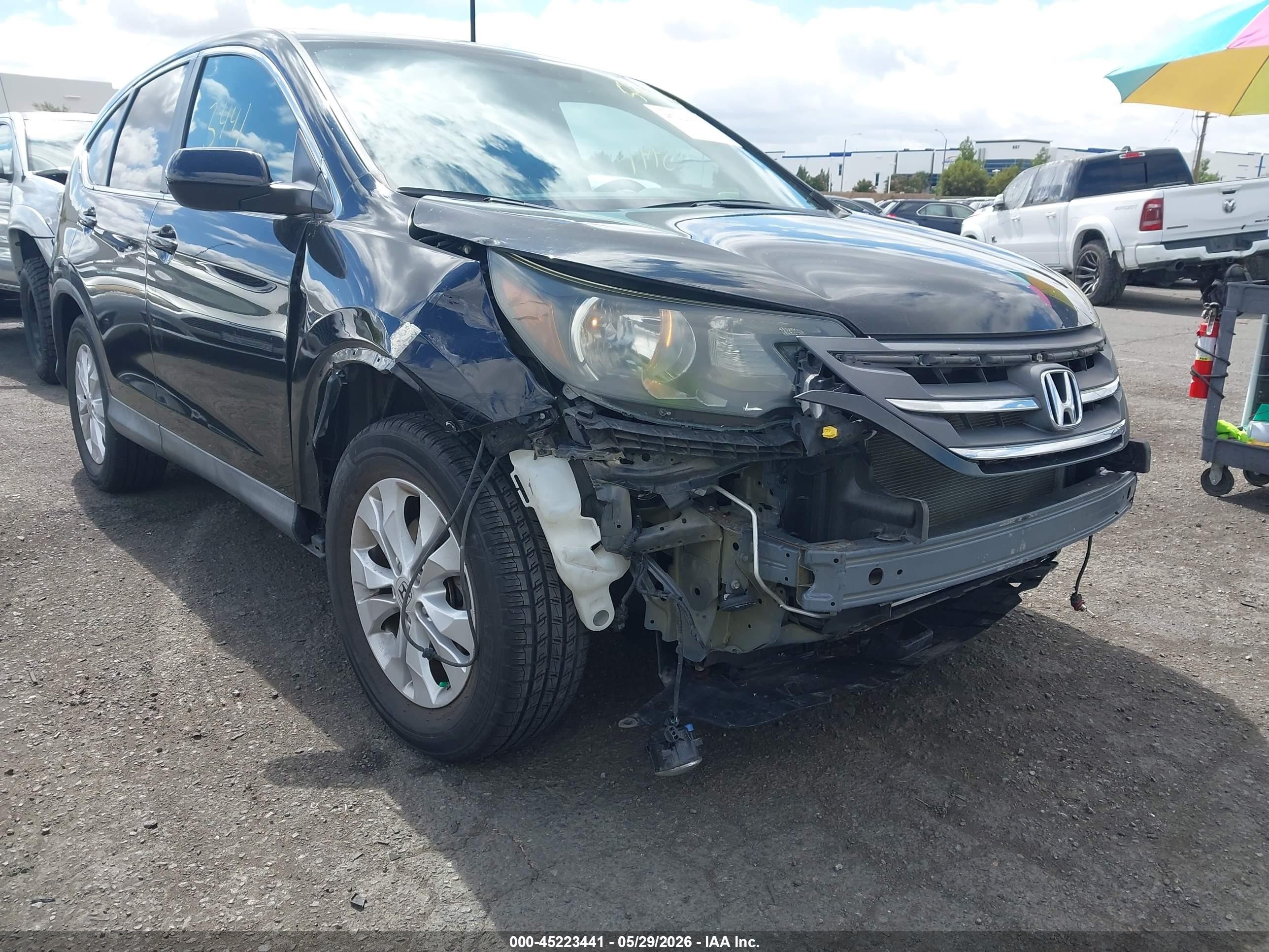 2013 Honda Cr-v Ex Gray vin: 3CZRM3H58DG707128