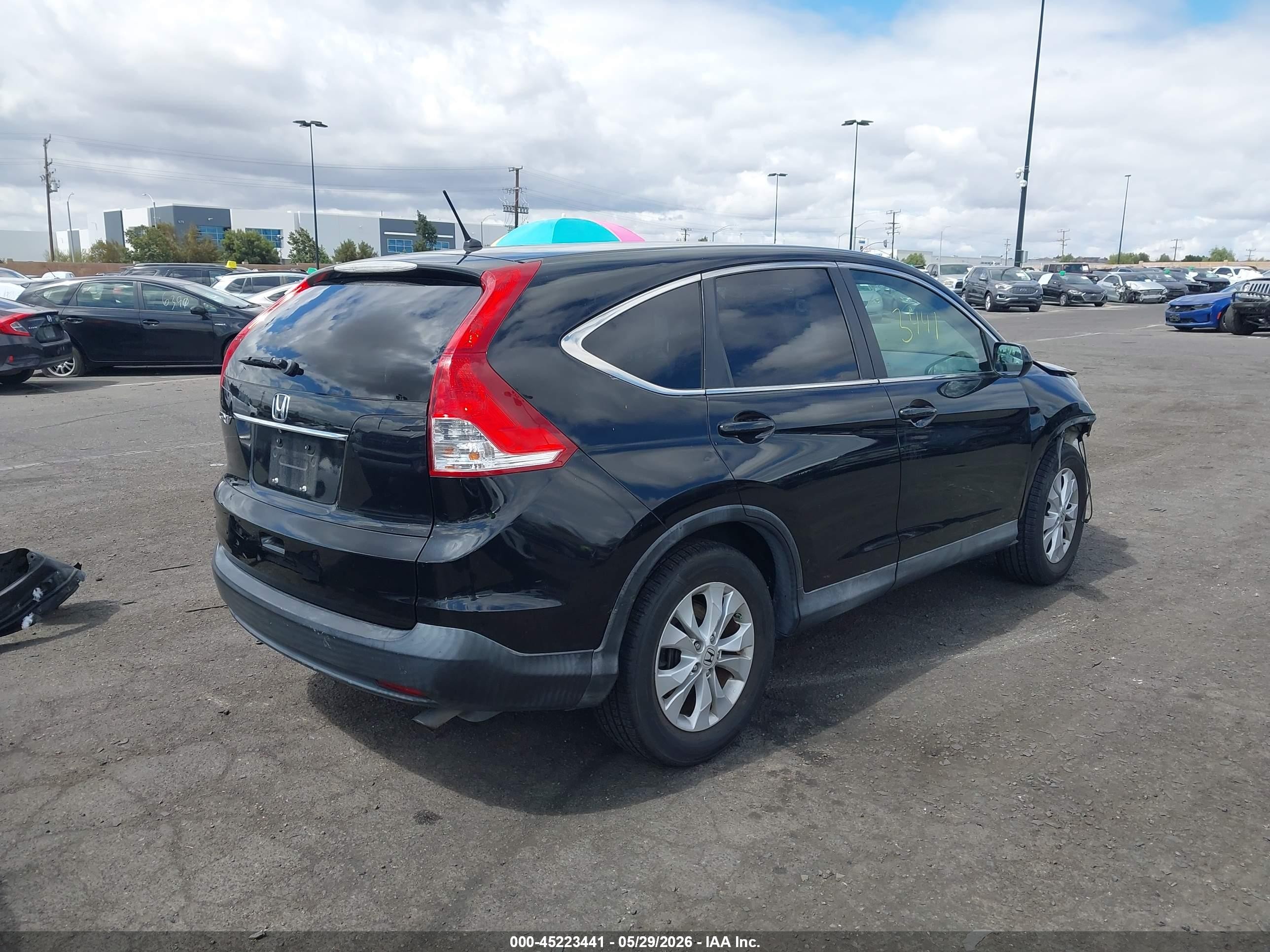 2013 Honda Cr-v Ex Gray vin: 3CZRM3H58DG707128