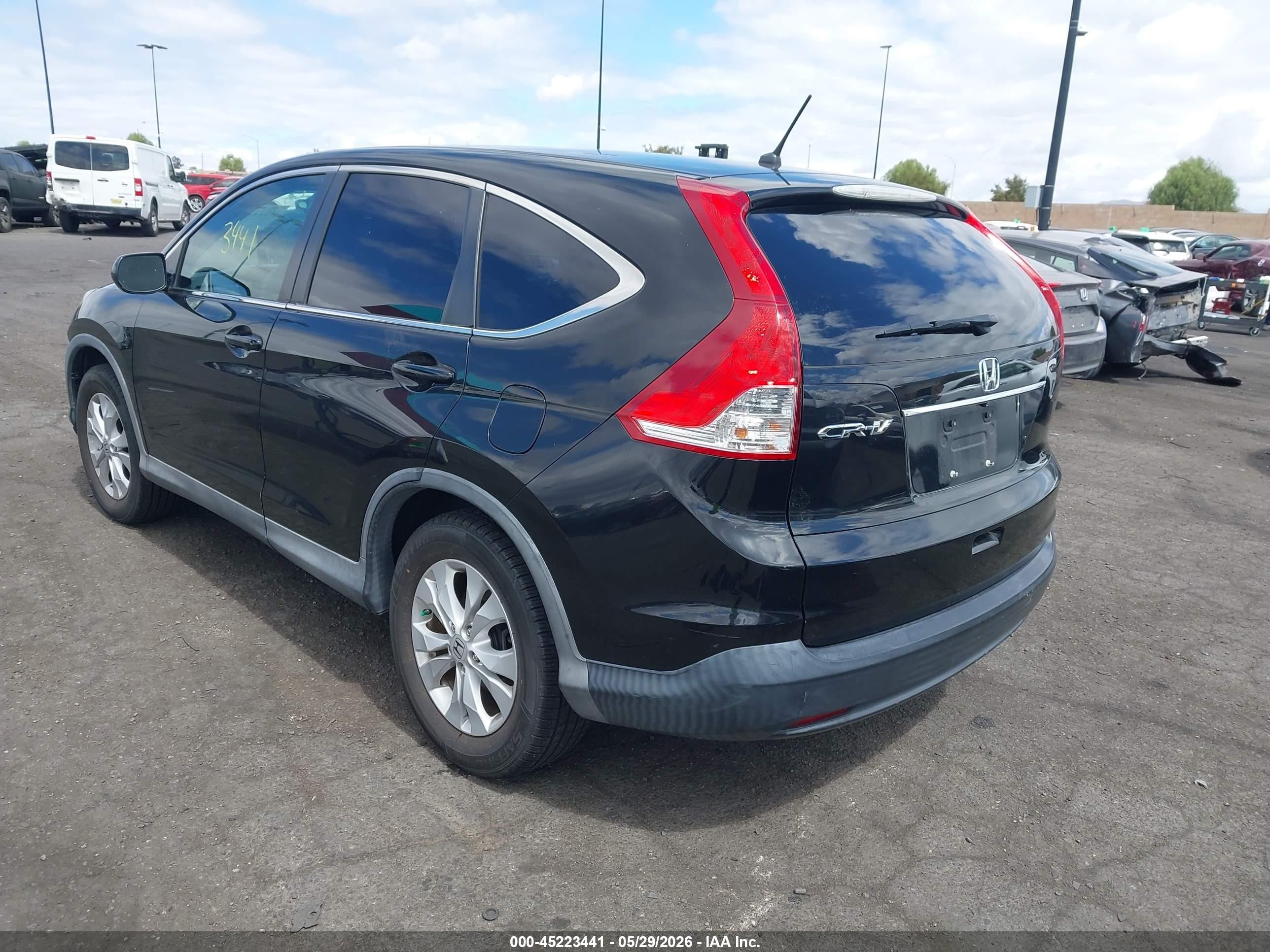 2013 Honda Cr-v Ex Gray vin: 3CZRM3H58DG707128