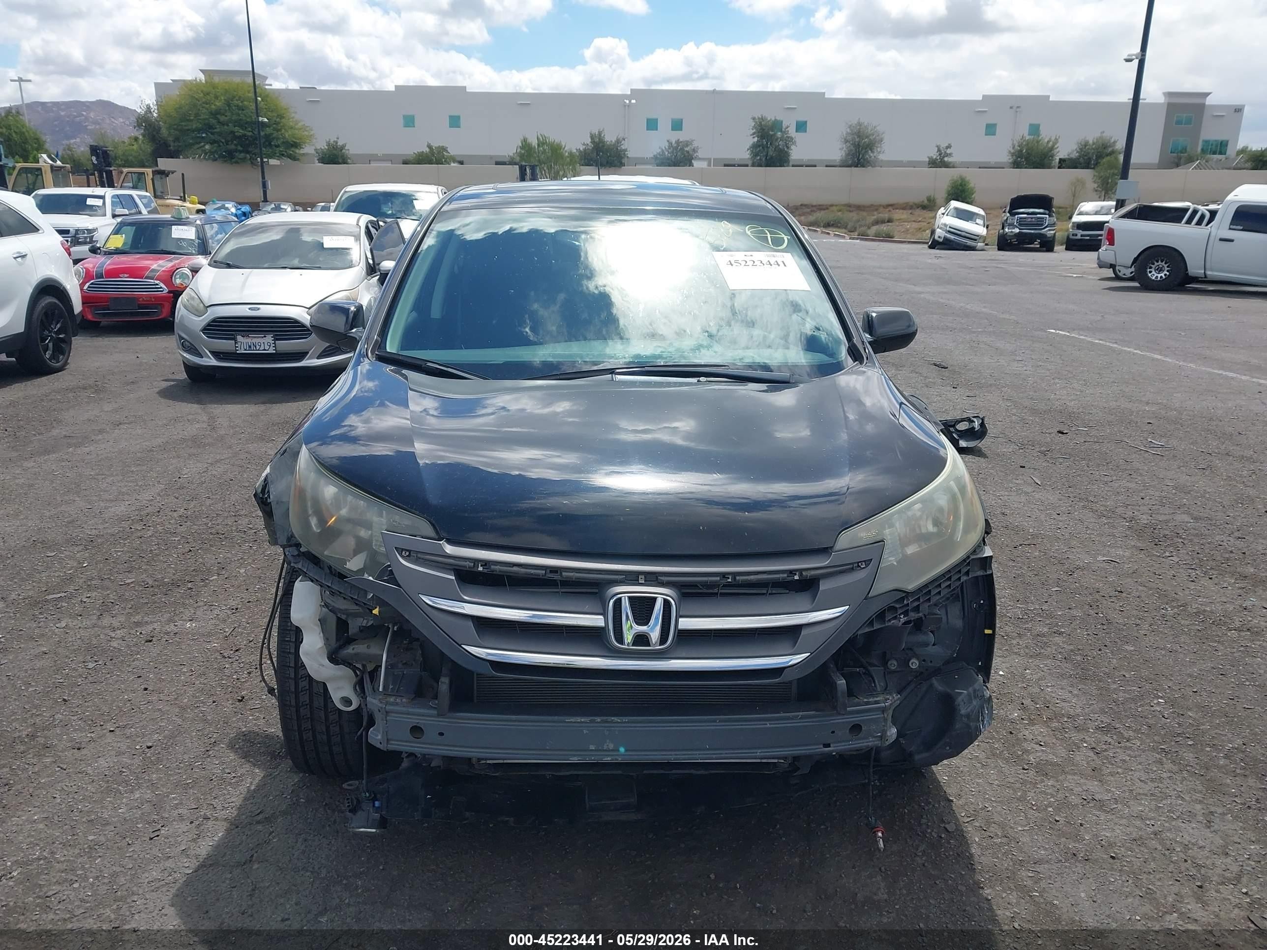 2013 Honda Cr-v Ex Gray vin: 3CZRM3H58DG707128