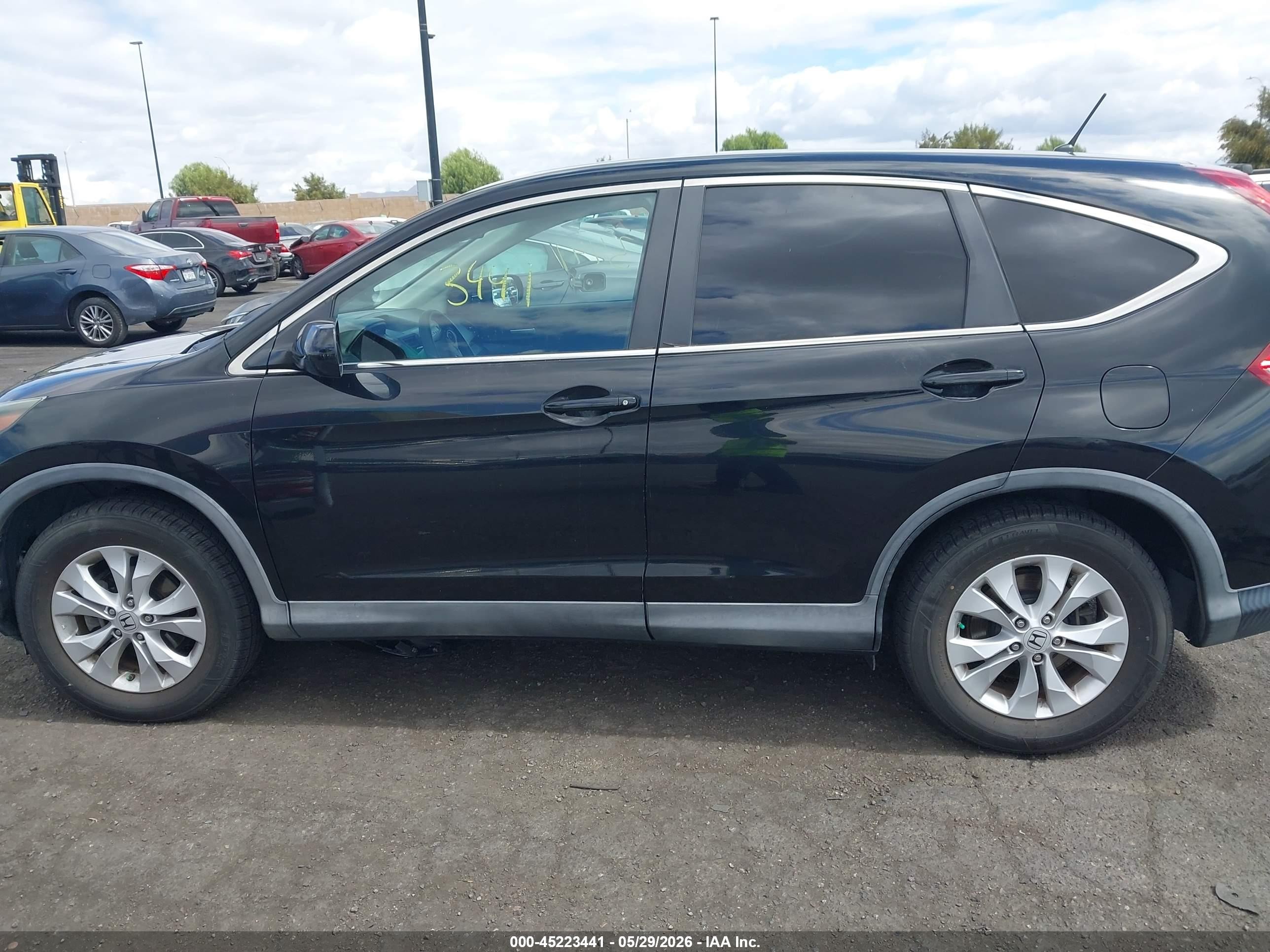 2013 Honda Cr-v Ex Gray vin: 3CZRM3H58DG707128