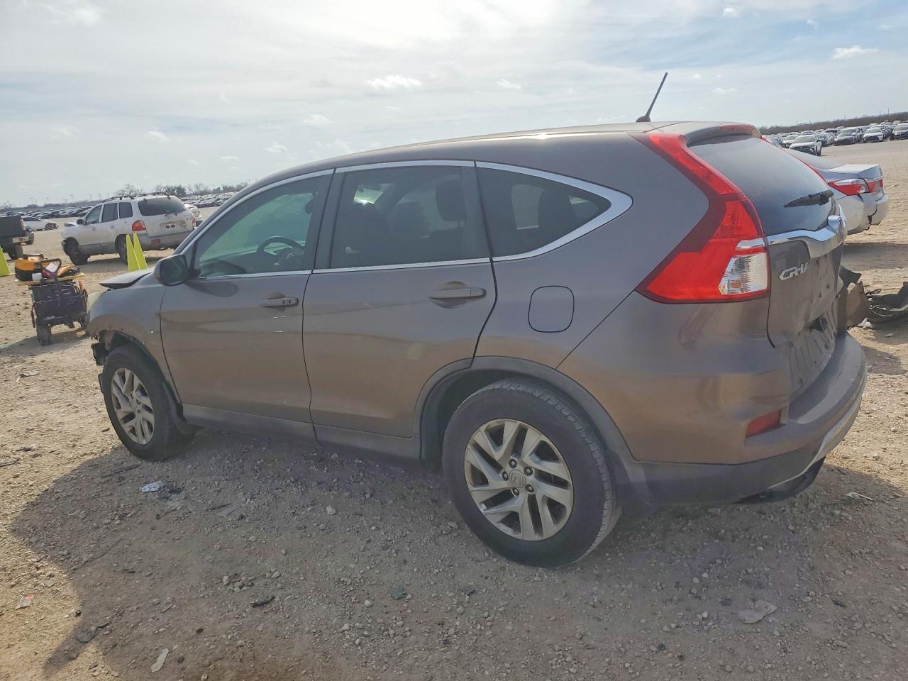 2015 Honda Cr-v Ex Gray vin: 3CZRM3H58FG700604