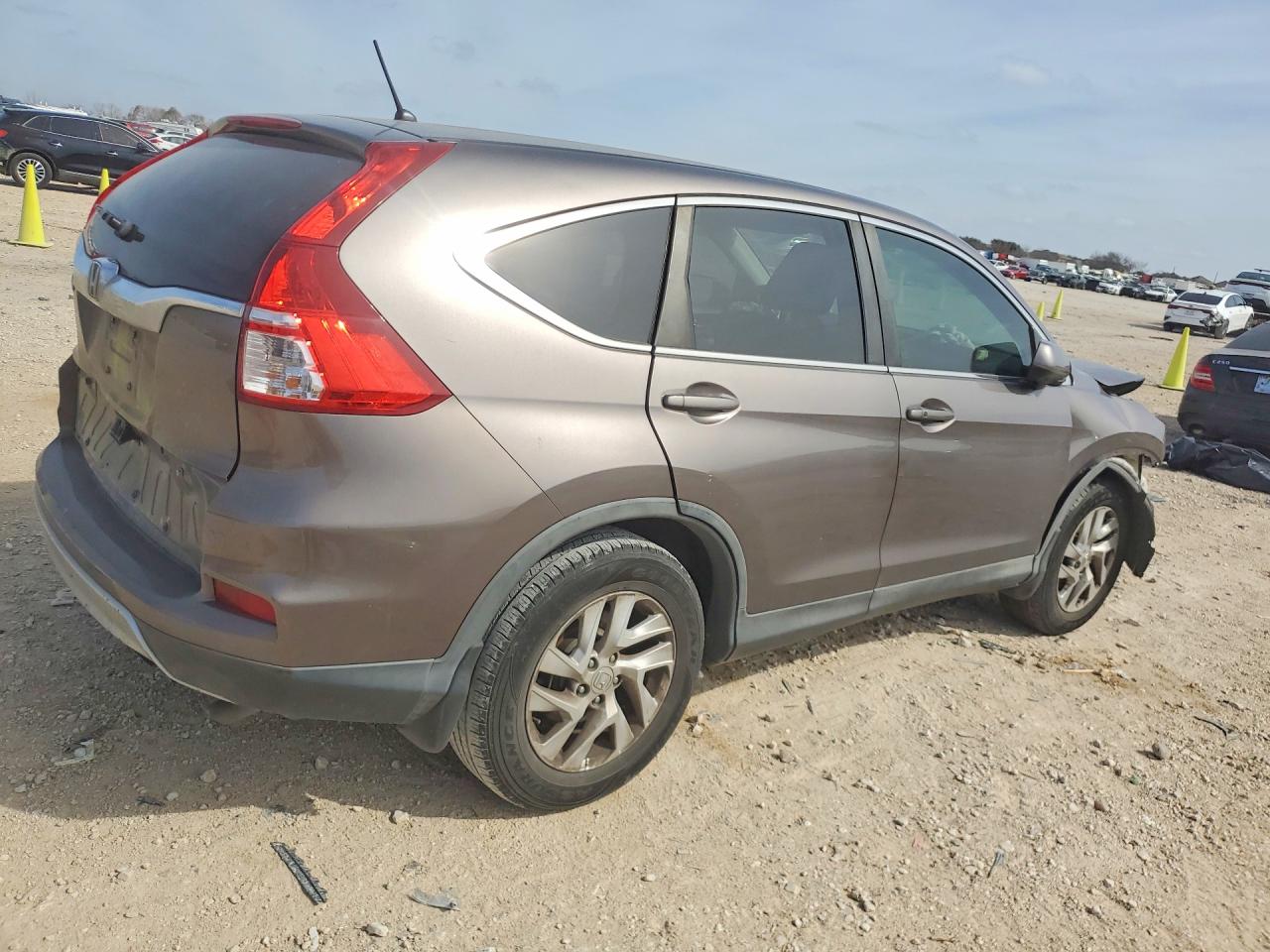 2015 Honda Cr-v Ex Gray vin: 3CZRM3H58FG700604