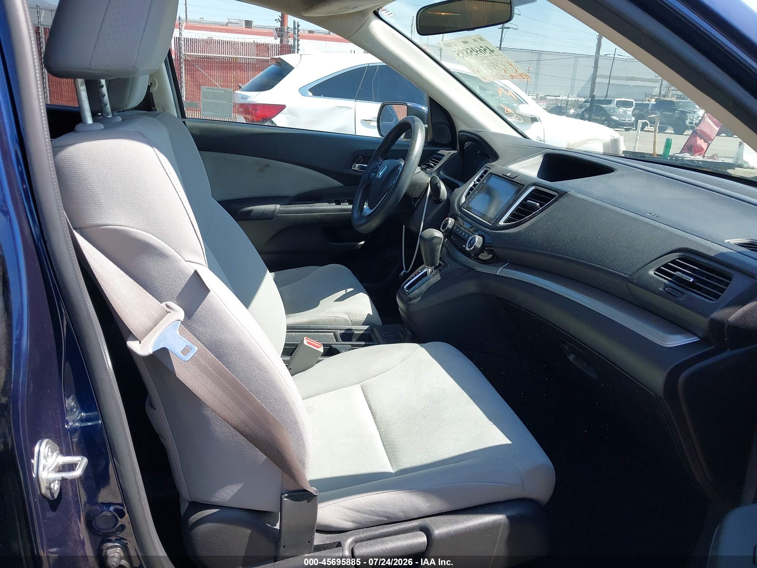 2015 Honda Cr-v Ex Blue vin: 3CZRM3H58FG704006