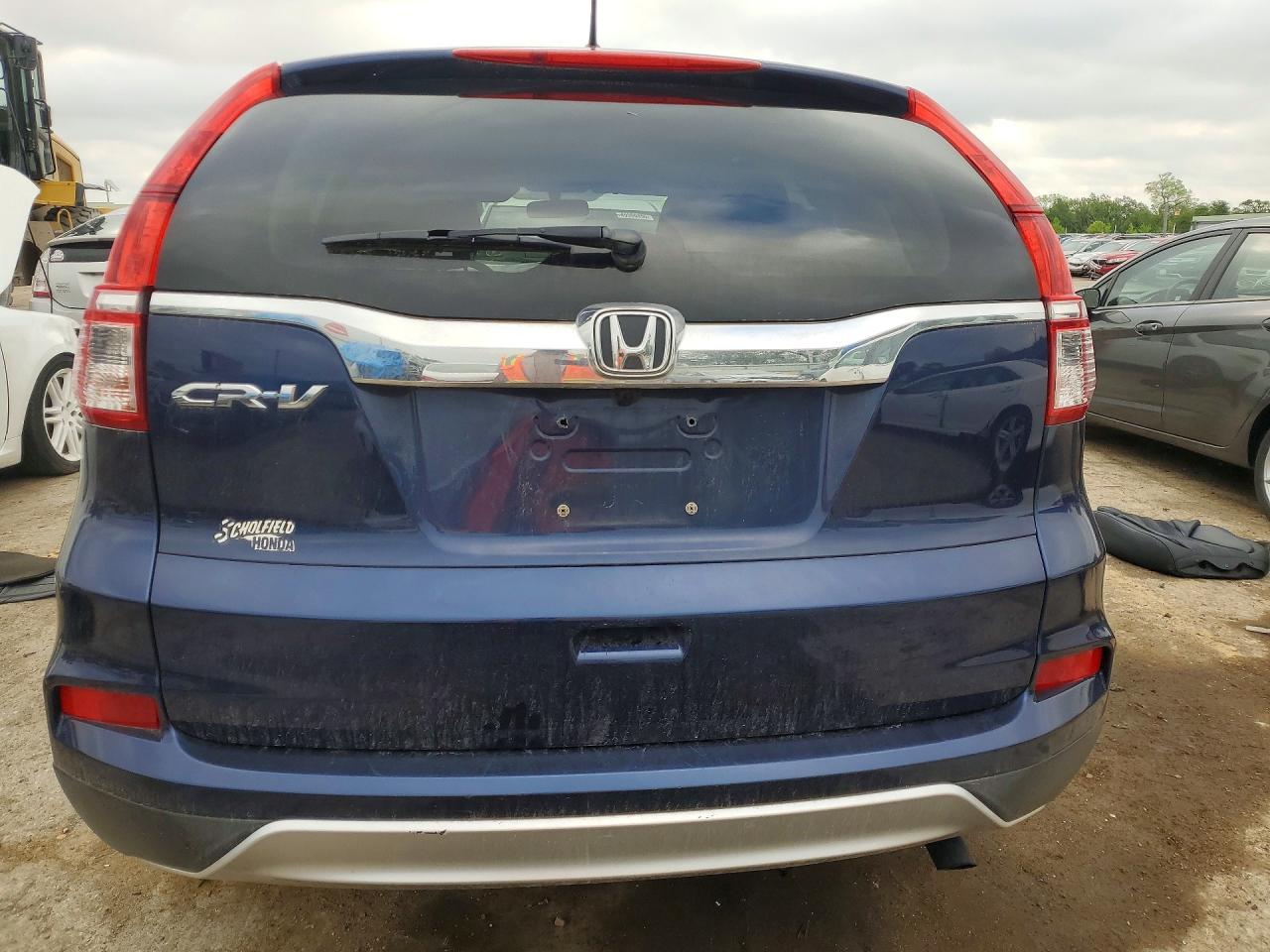 2015 Honda Cr-v Ex Blue vin: 3CZRM3H58FG708816