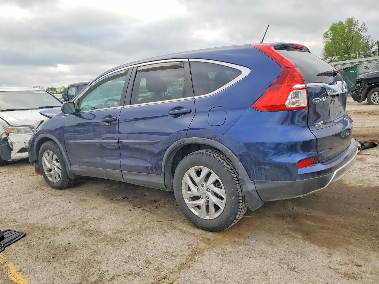 2015 Honda Cr-v Ex Blue vin: 3CZRM3H58FG708816
