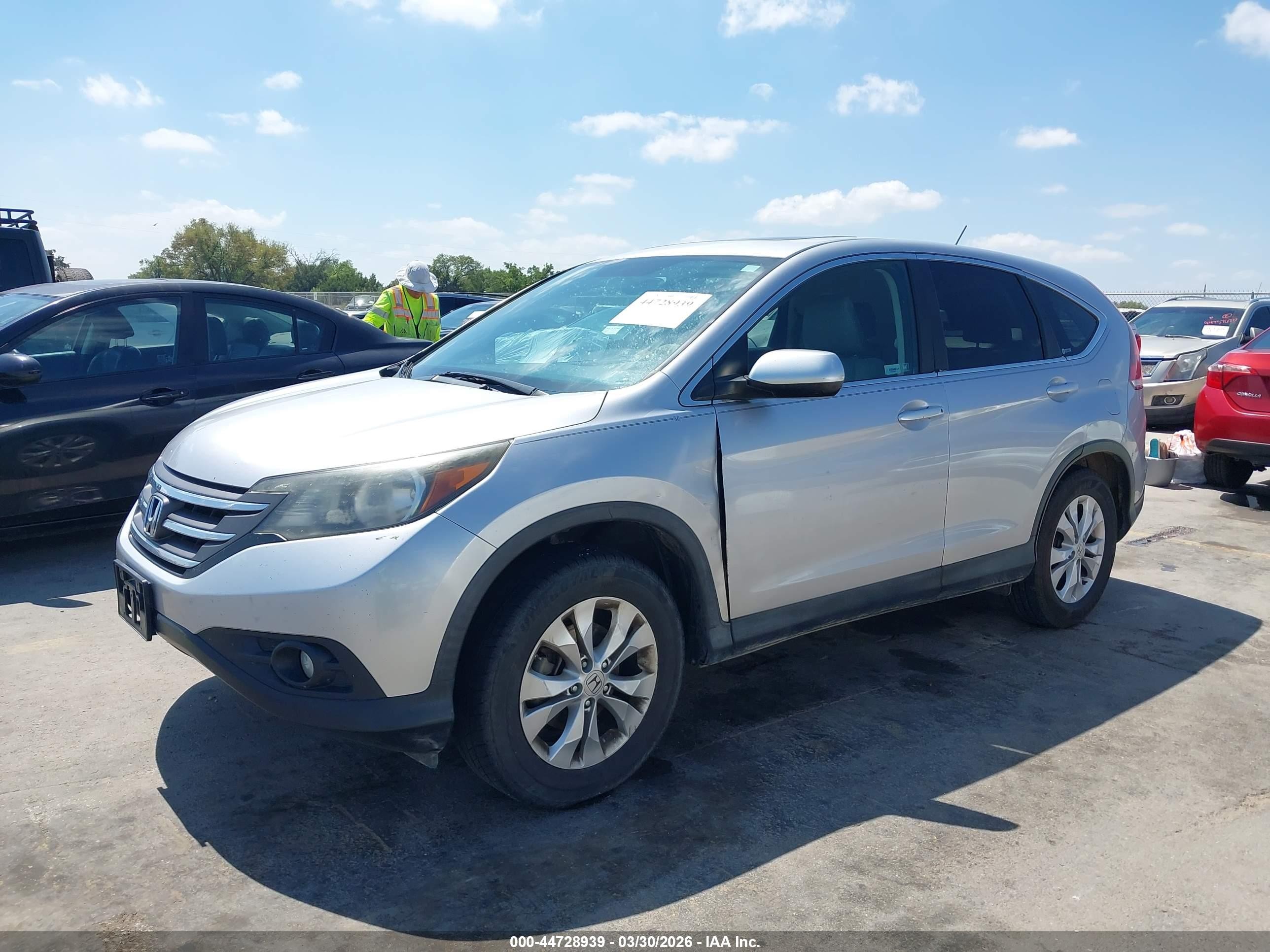 2012 Honda Cr-v Ex Серебряный vin: 3CZRM3H59CG700431