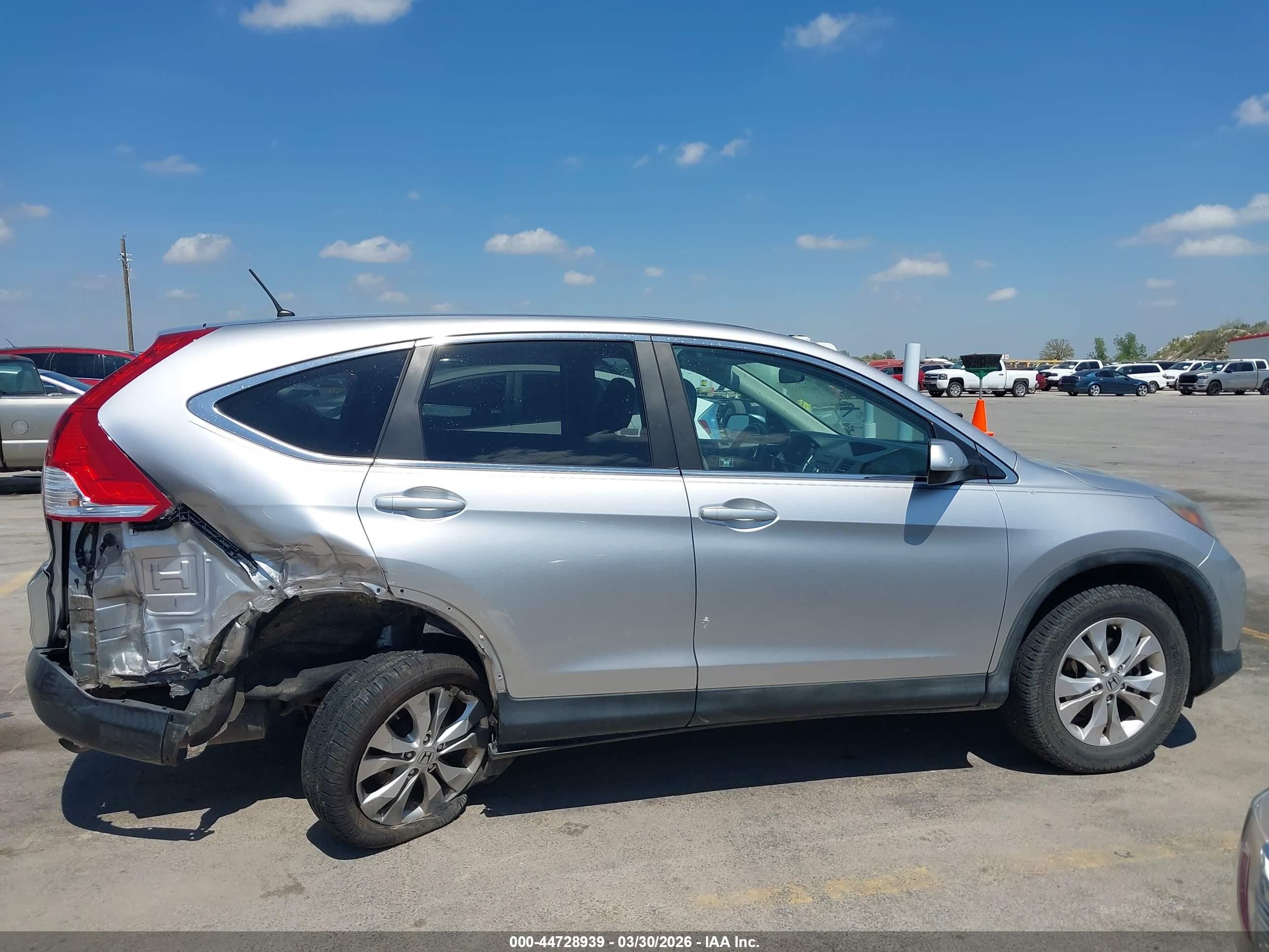 2012 Honda Cr-v Ex Серебряный vin: 3CZRM3H59CG700431