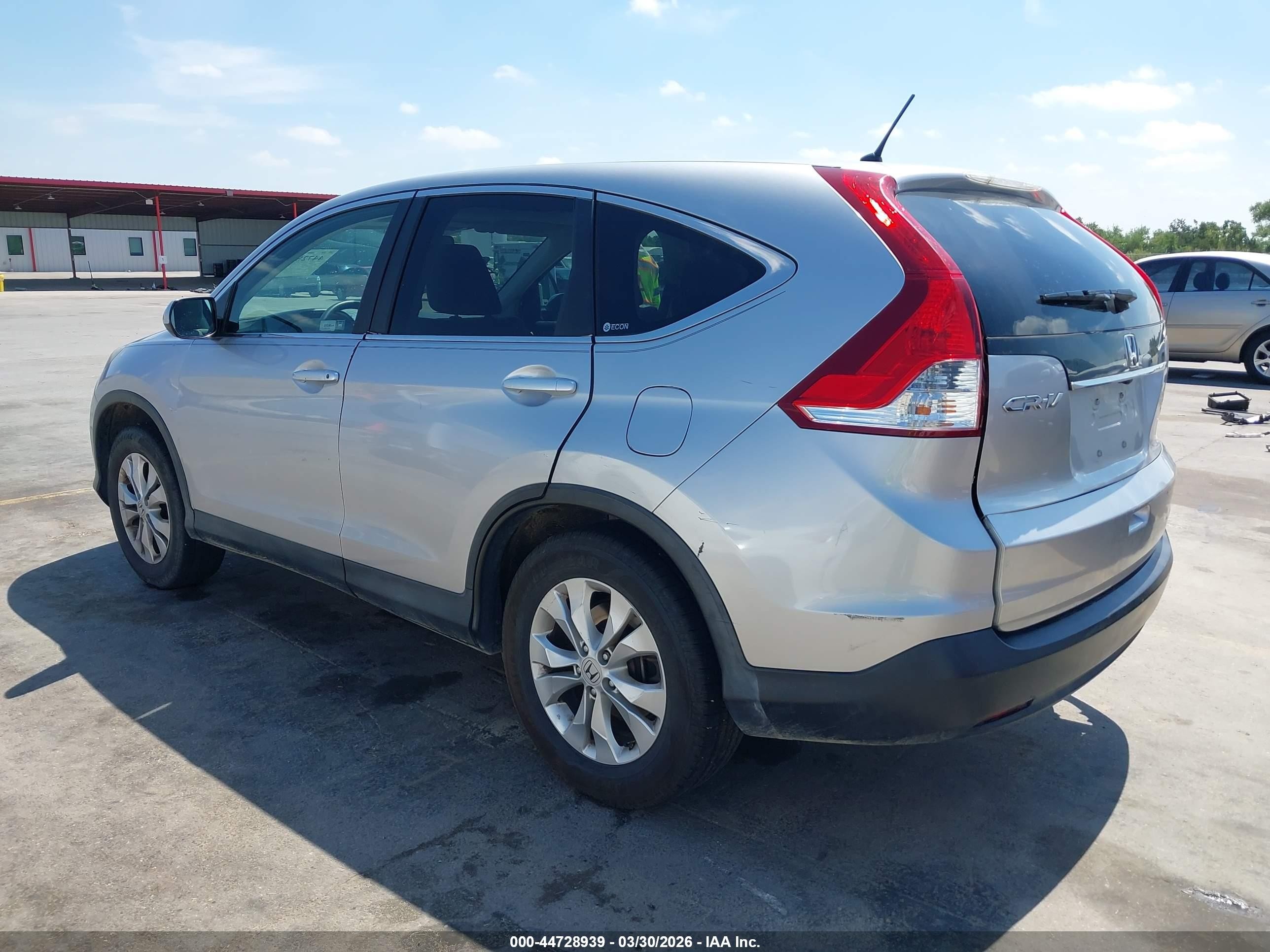 2012 Honda Cr-v Ex Серебряный vin: 3CZRM3H59CG700431