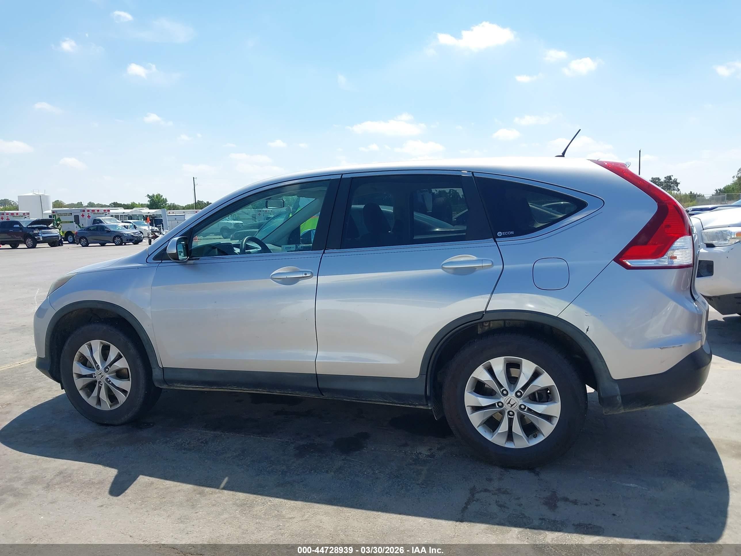 2012 Honda Cr-v Ex Серебряный vin: 3CZRM3H59CG700431