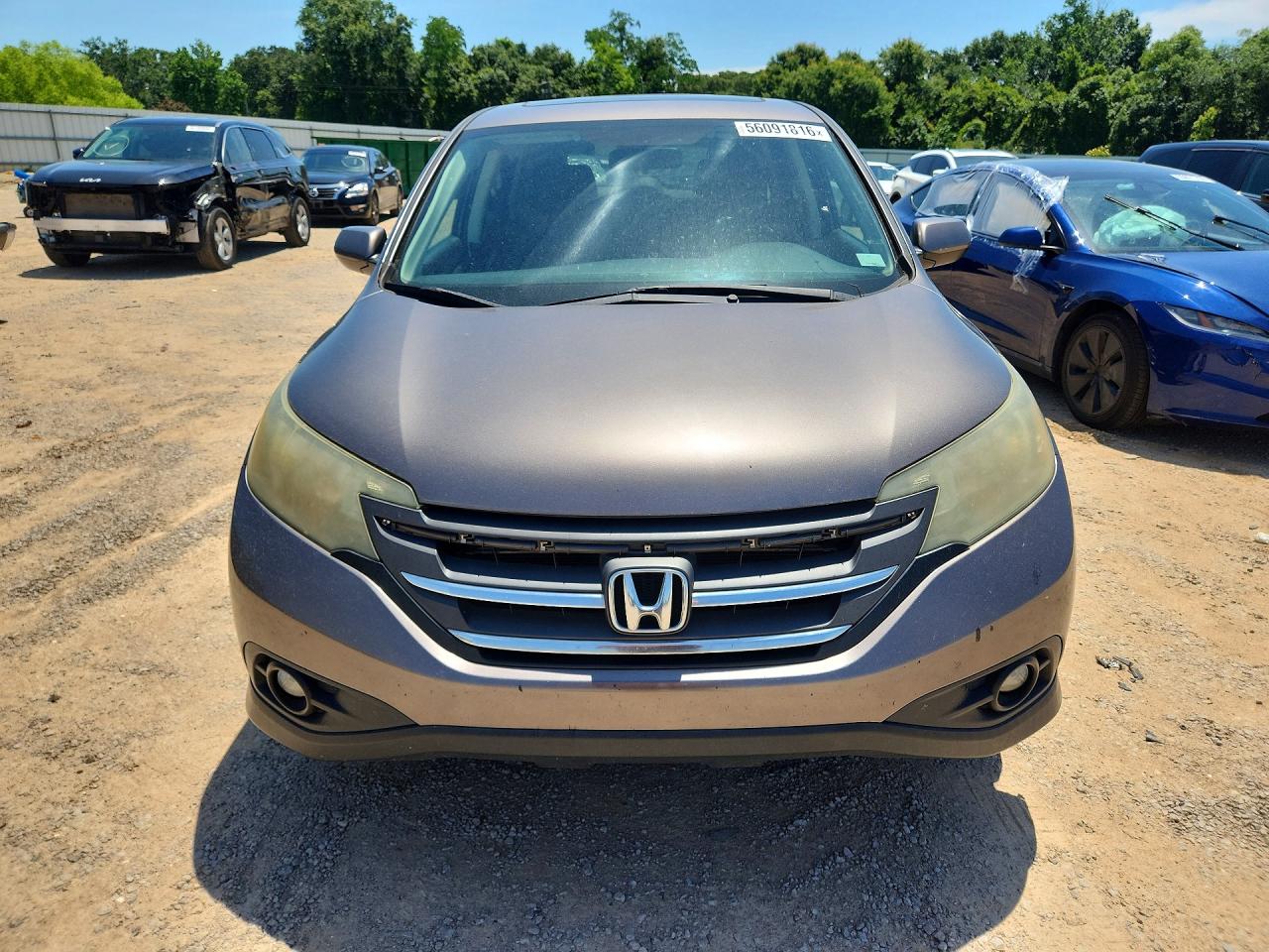 2013 Honda Cr-v Ex Gray vin: 3CZRM3H59DG703606