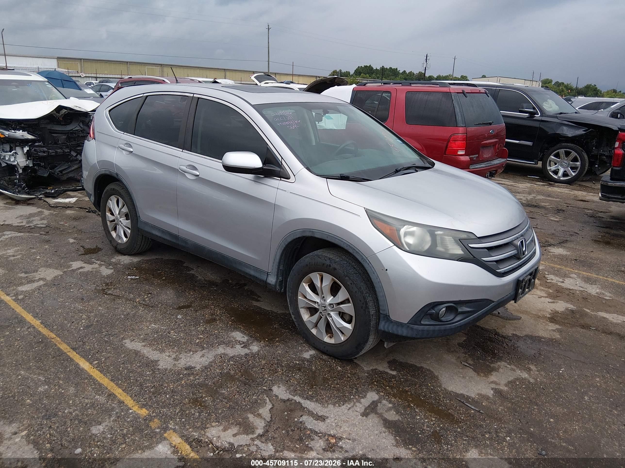 2013 Honda Cr-v Ex Серебряный vin: 3CZRM3H59DG705694