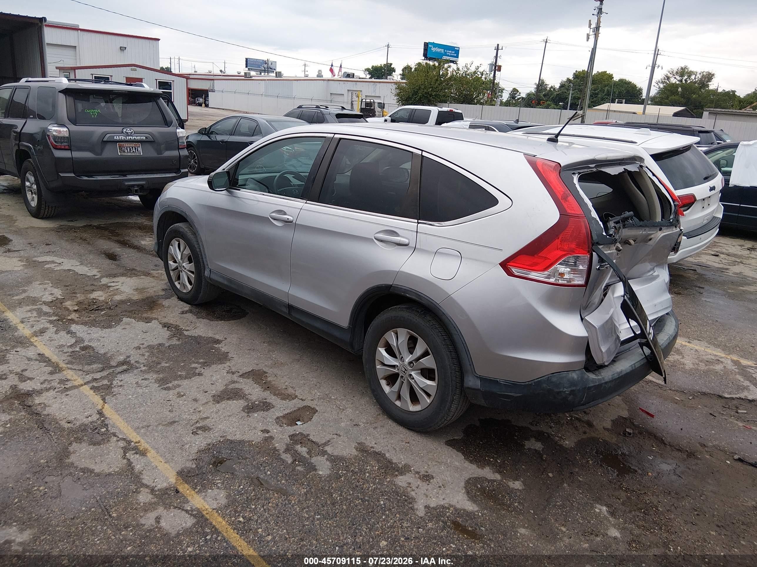 2013 Honda Cr-v Ex Silver vin: 3CZRM3H59DG705694