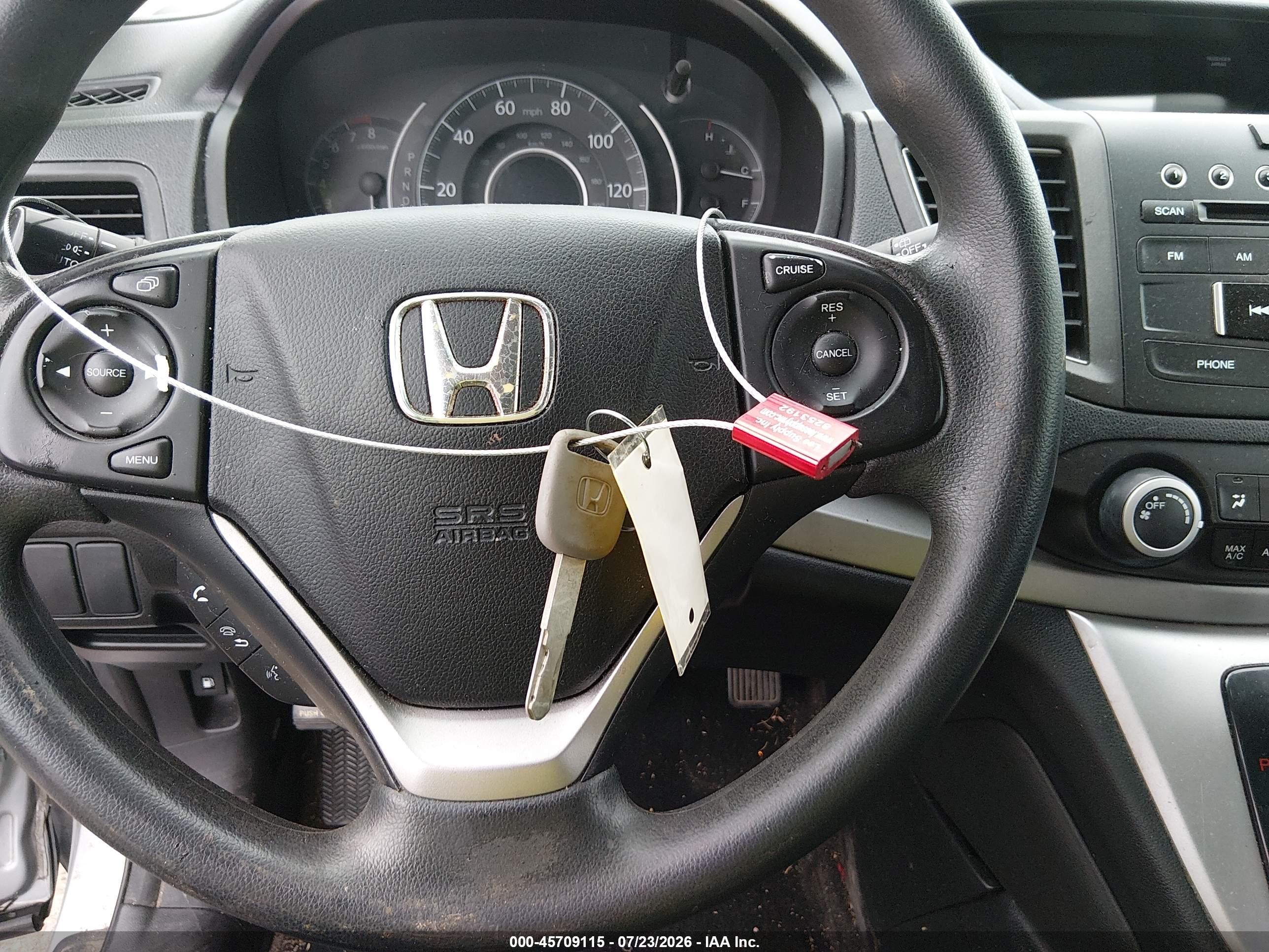 2013 Honda Cr-v Ex Silver vin: 3CZRM3H59DG705694