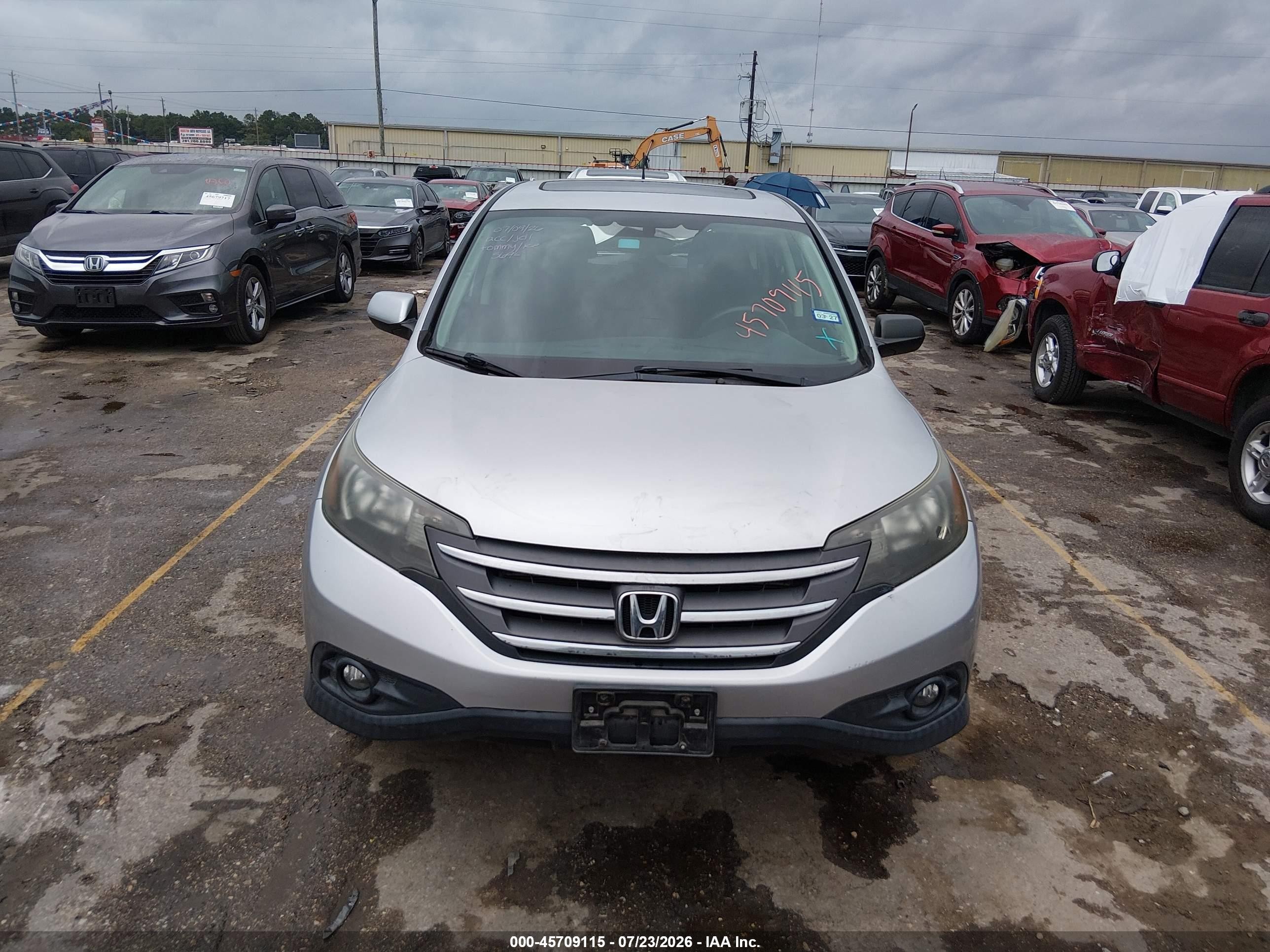 2013 Honda Cr-v Ex Silver vin: 3CZRM3H59DG705694