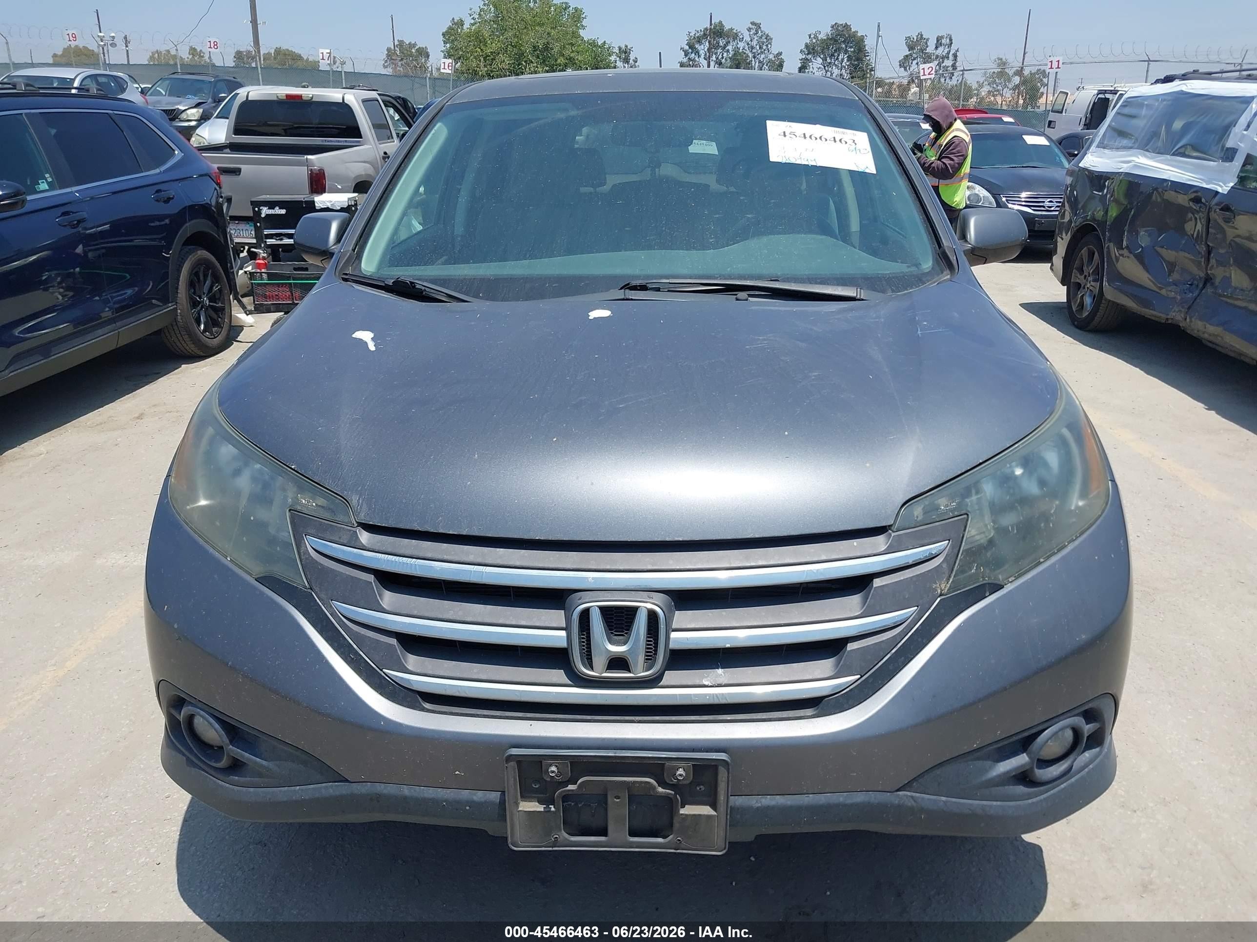 2014 Honda Cr-v Ex Серый vin: 3CZRM3H59EG700982