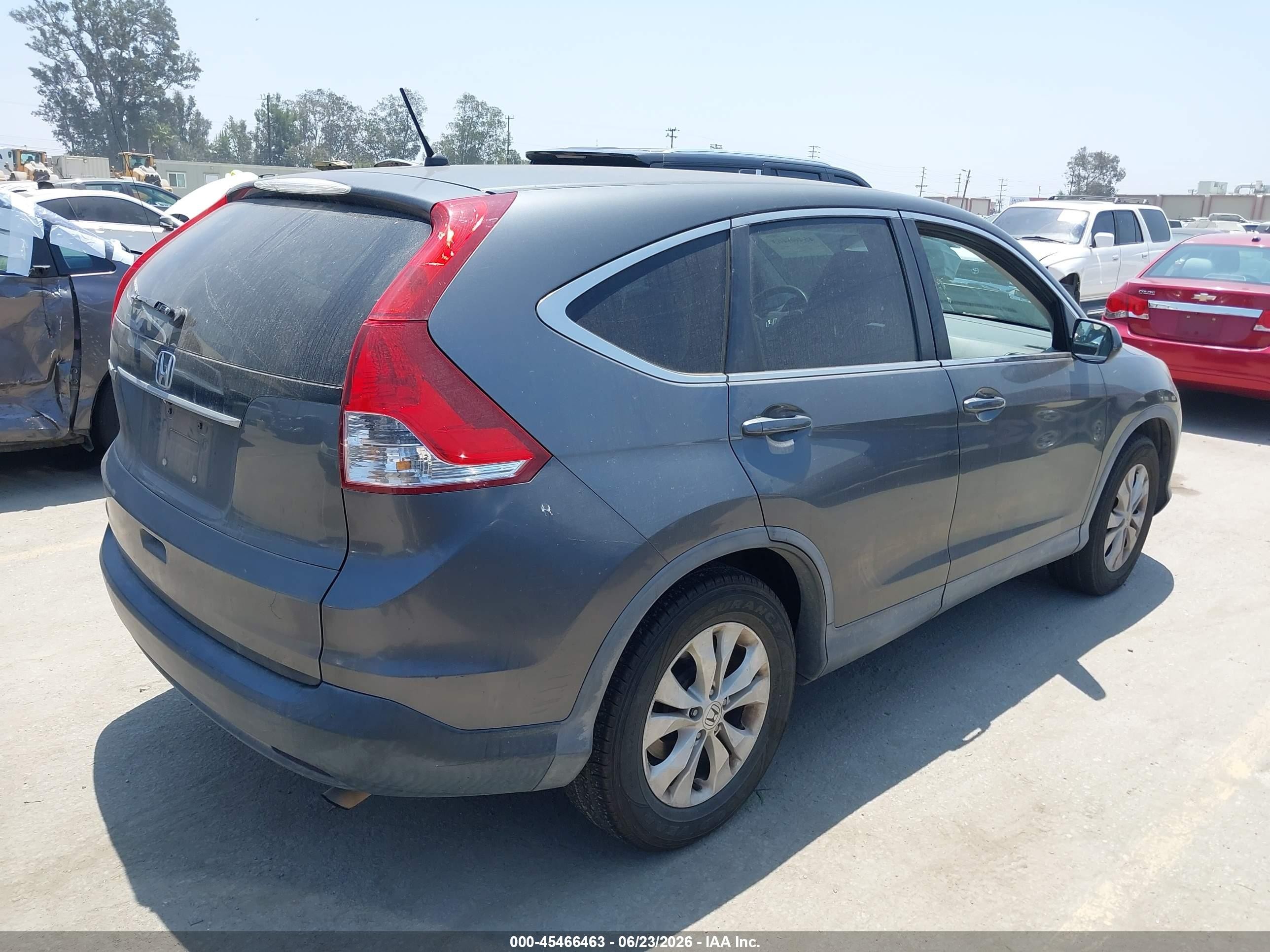 2014 Honda Cr-v Ex Серый vin: 3CZRM3H59EG700982