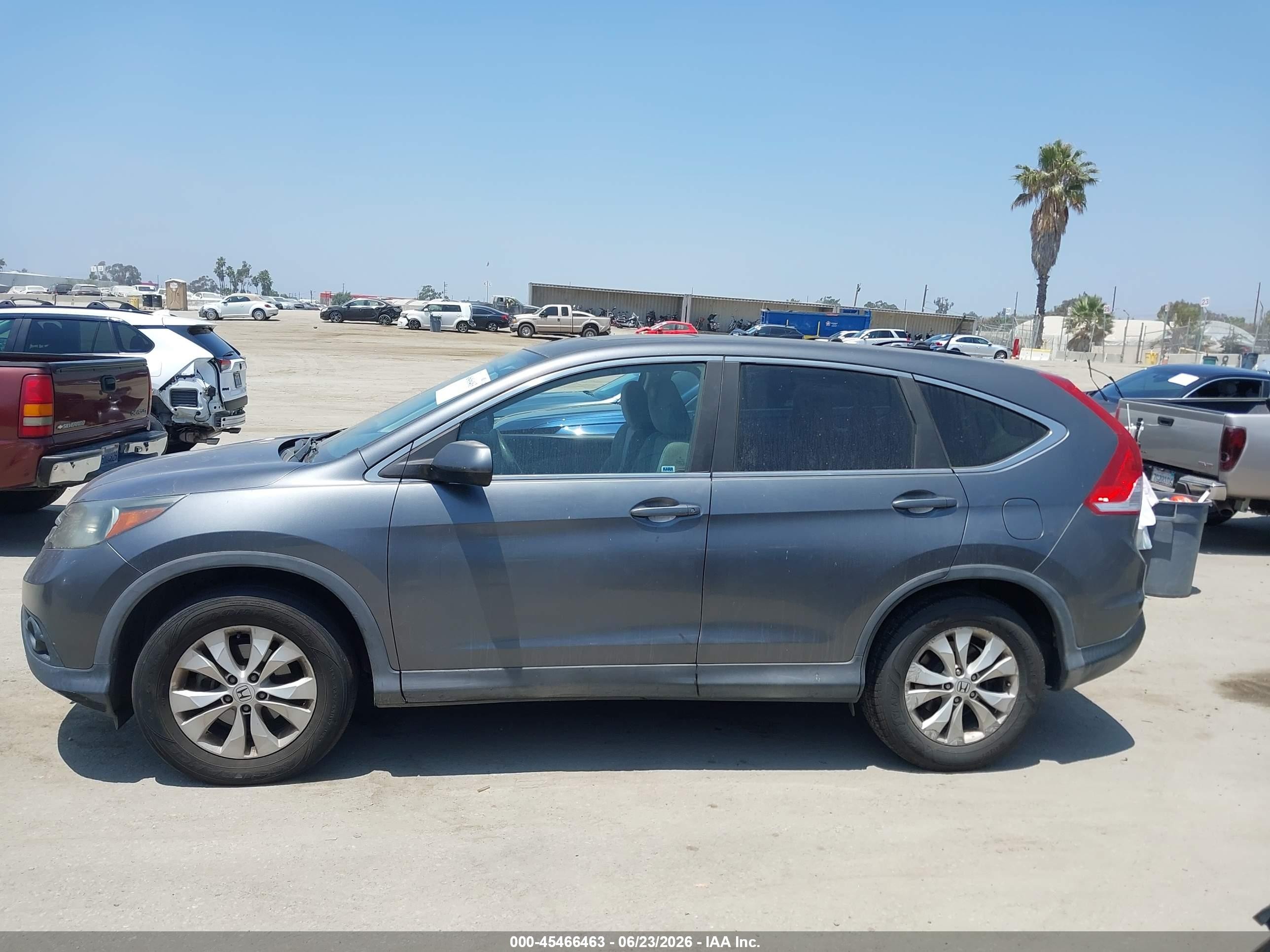 2014 Honda Cr-v Ex Серый vin: 3CZRM3H59EG700982