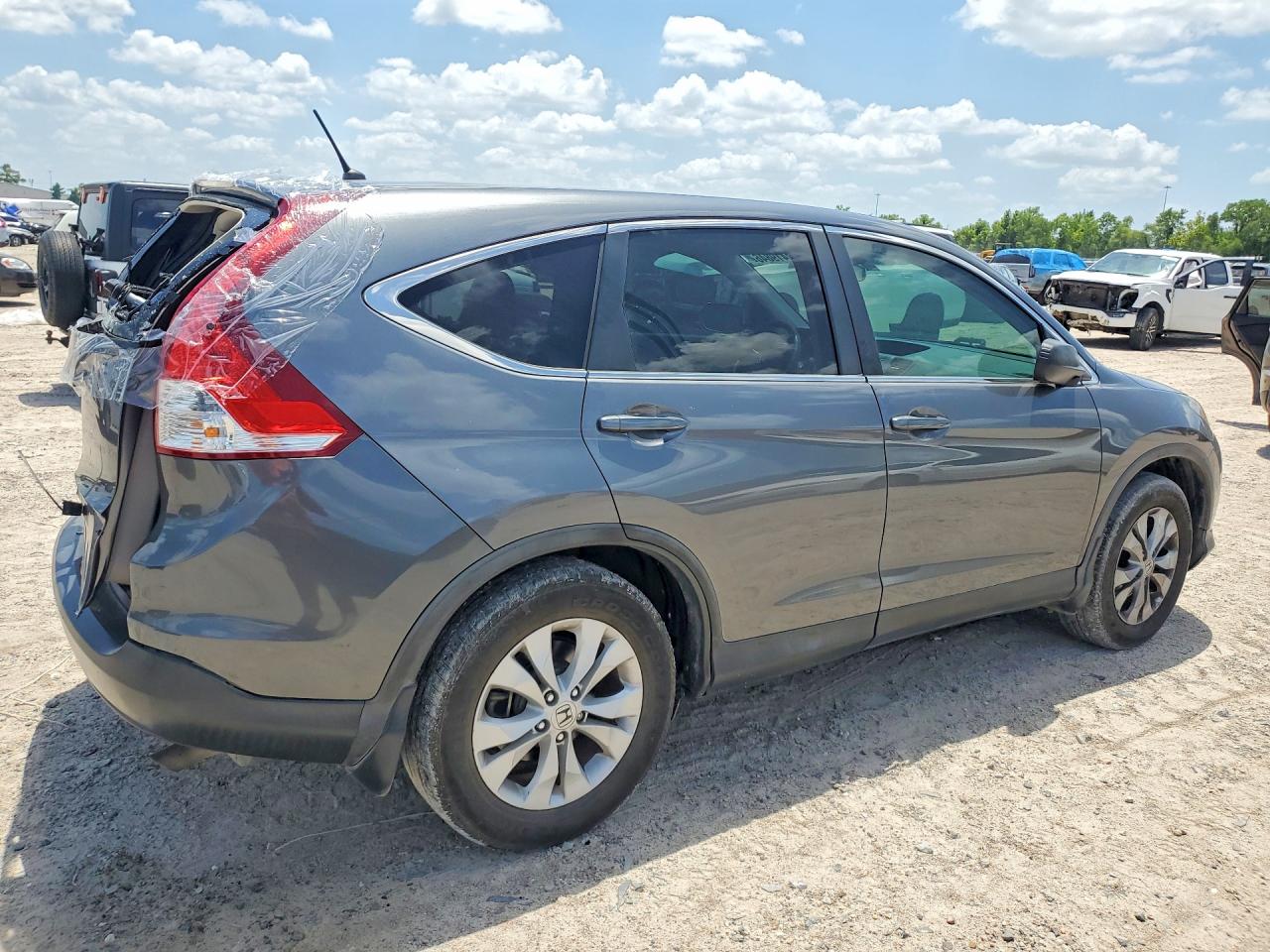 2014 Honda Cr-v Ex Gray vin: 3CZRM3H59EG702828