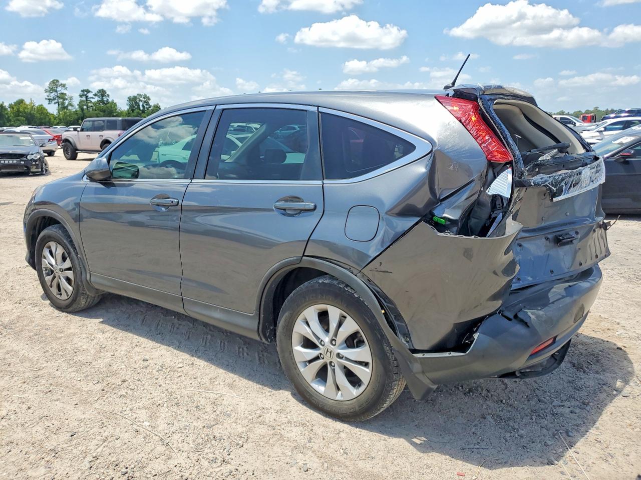 2014 Honda Cr-v Ex Gray vin: 3CZRM3H59EG702828