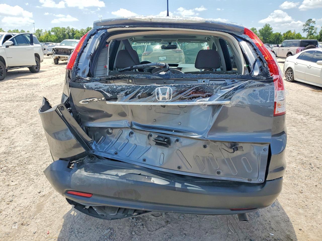 2014 Honda Cr-v Ex Gray vin: 3CZRM3H59EG702828