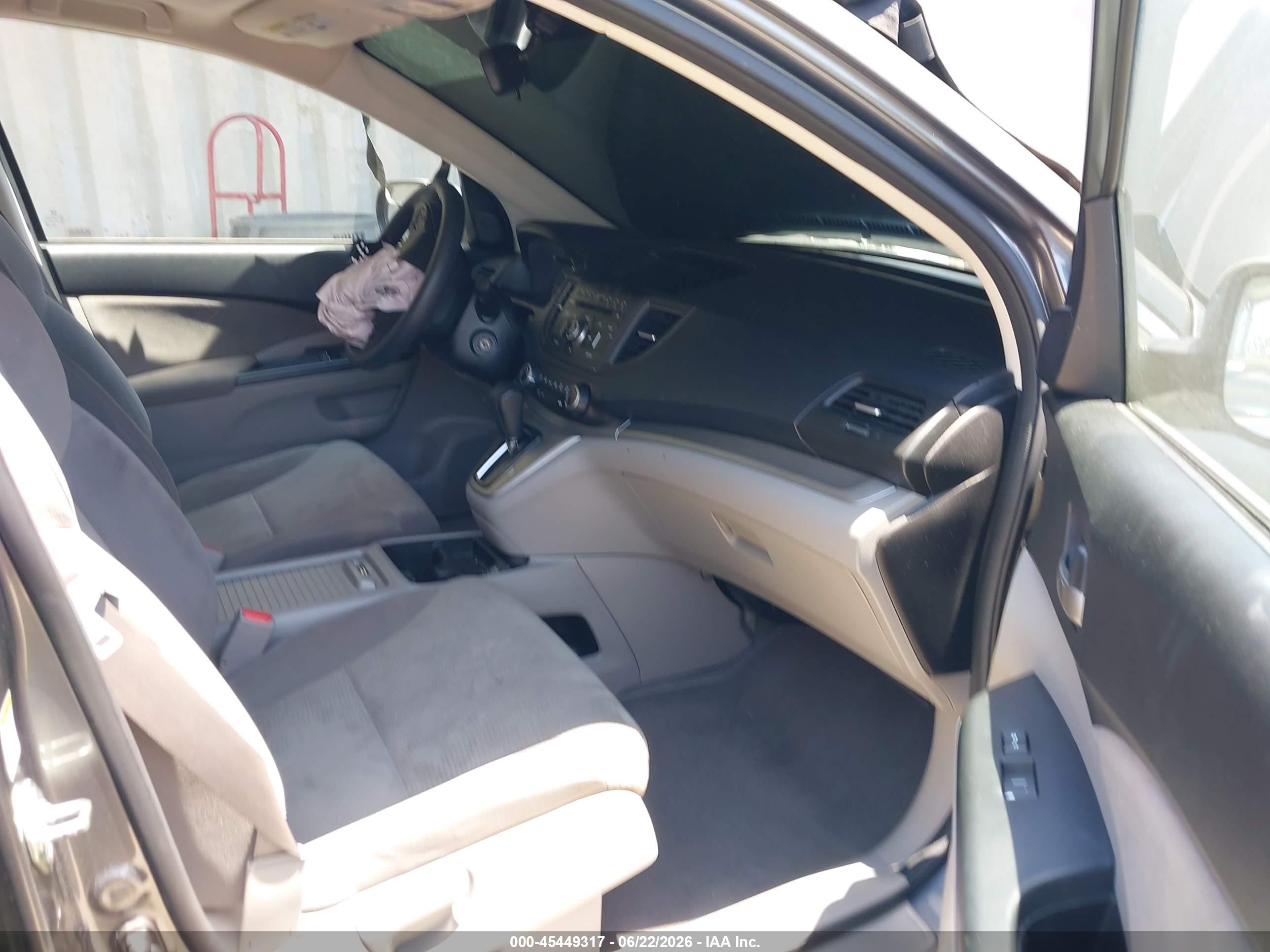 2014 Honda Cr-v Ex Gray vin: 3CZRM3H59EG705700