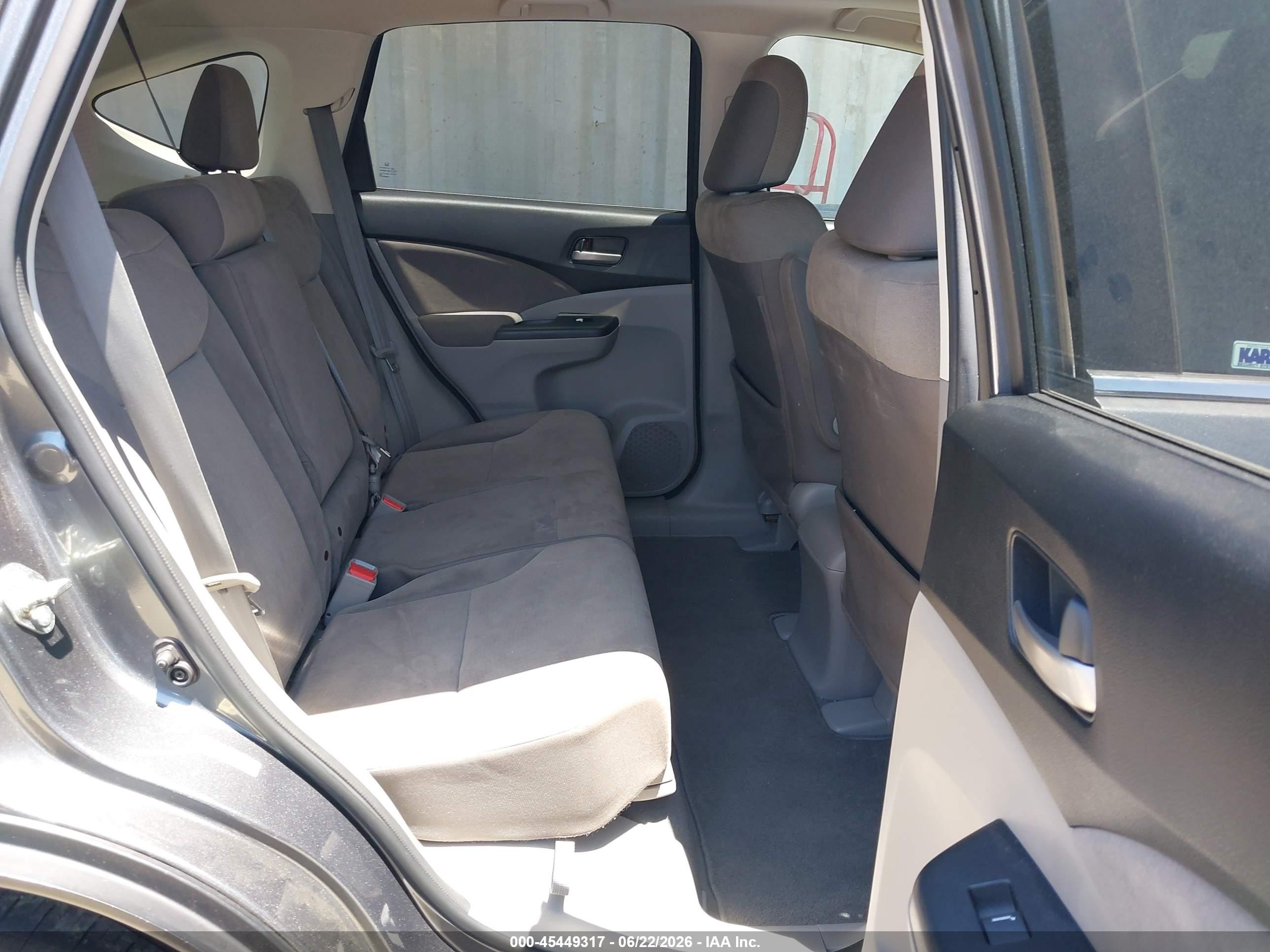 2014 Honda Cr-v Ex Gray vin: 3CZRM3H59EG705700