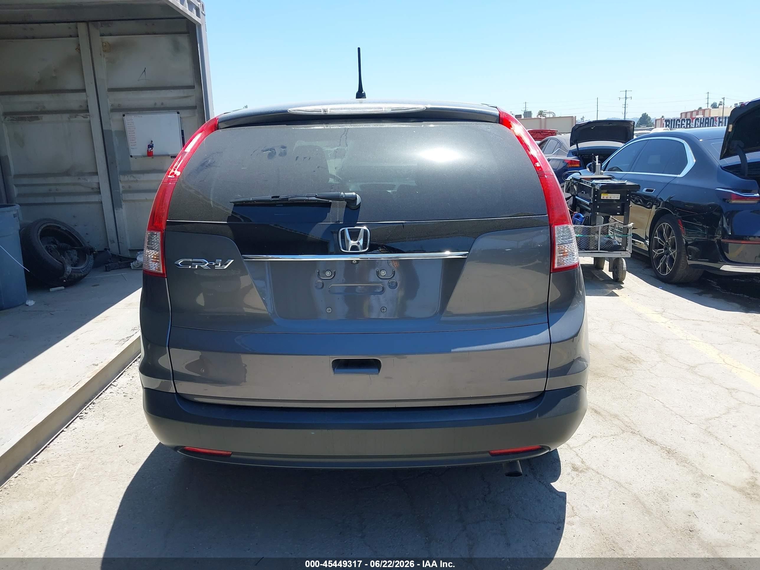 2014 Honda Cr-v Ex Gray vin: 3CZRM3H59EG705700