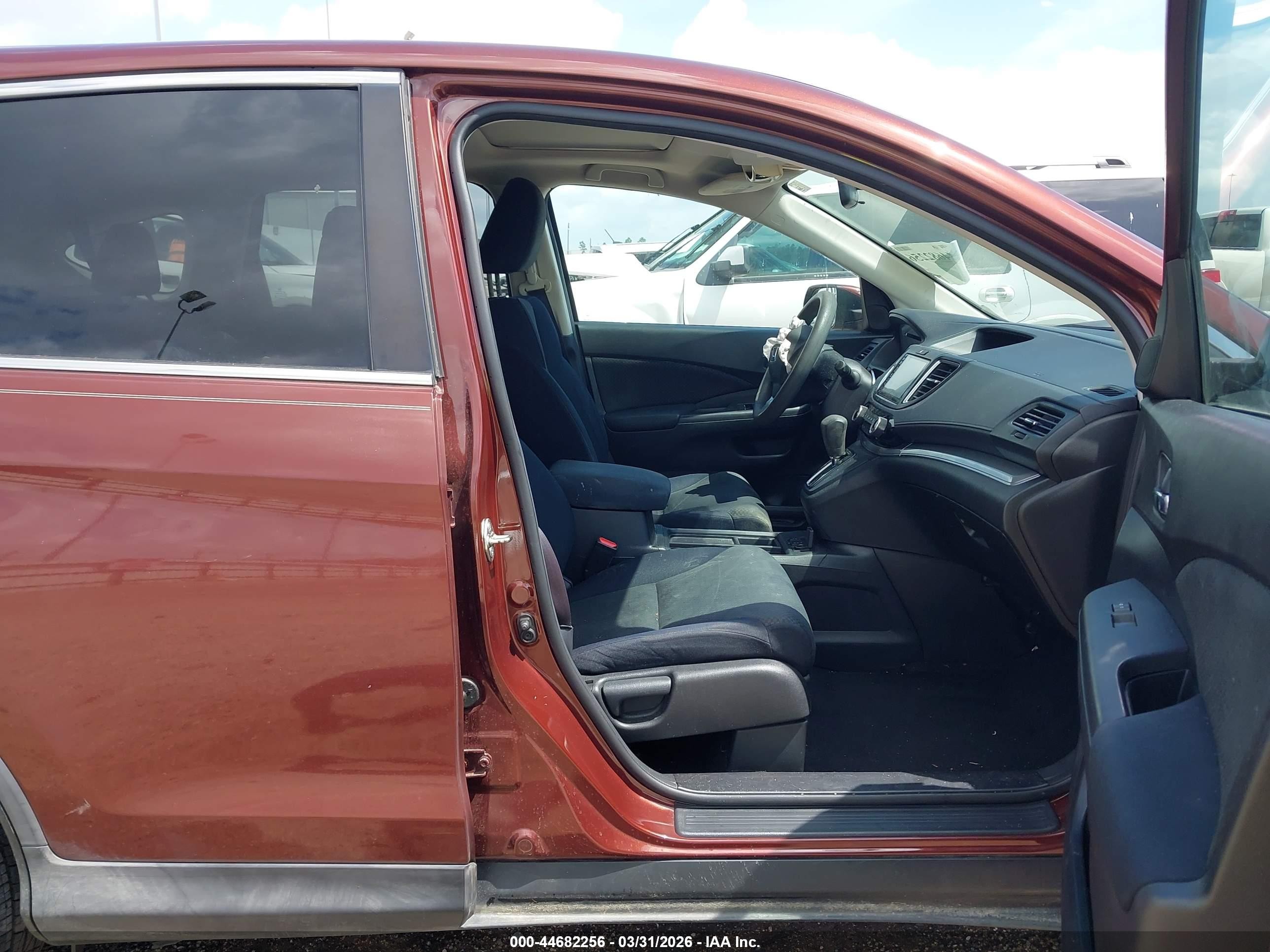 2015 Honda Cr-v Ex Red vin: 3CZRM3H59FG701342