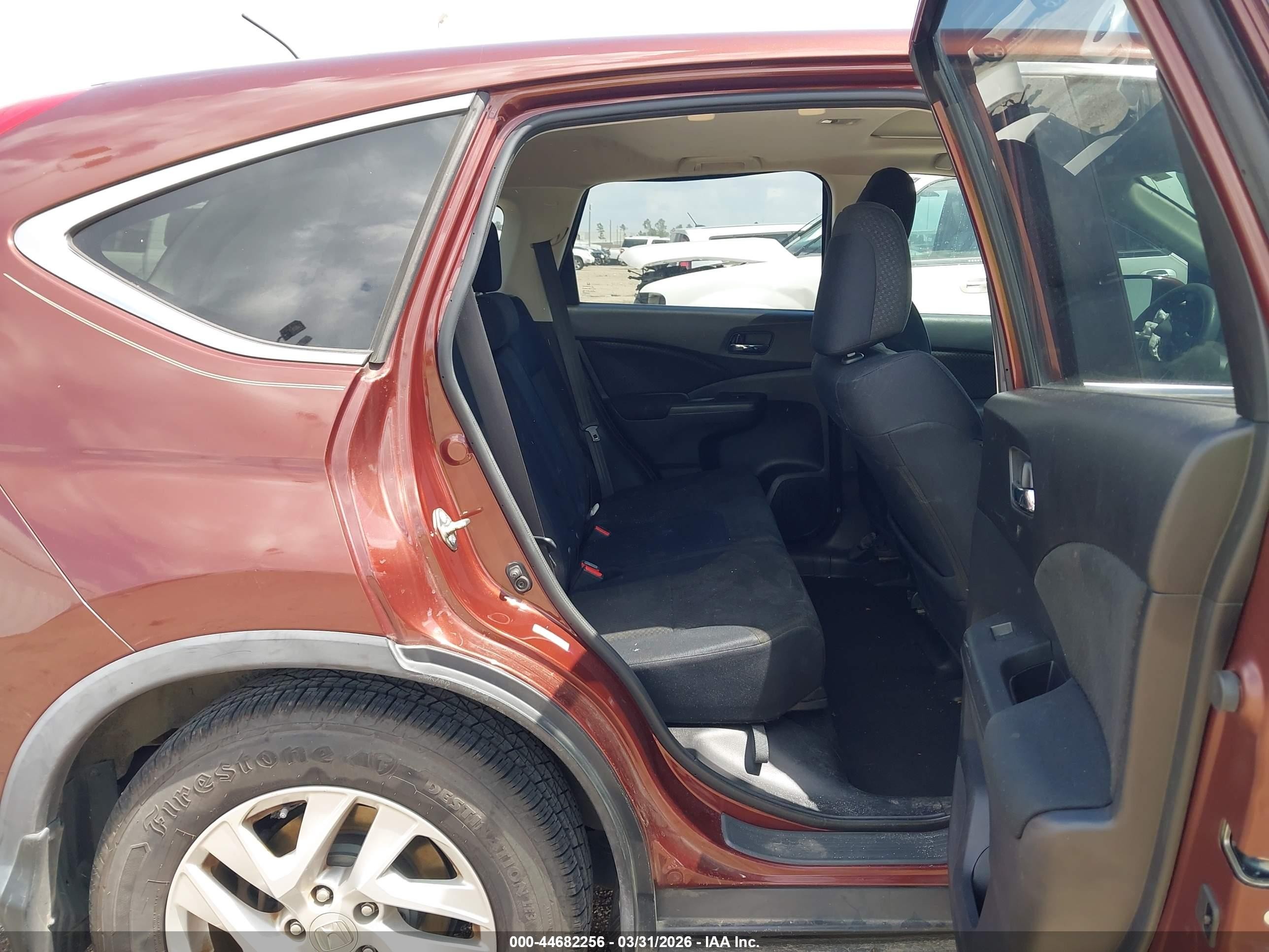2015 Honda Cr-v Ex Red vin: 3CZRM3H59FG701342