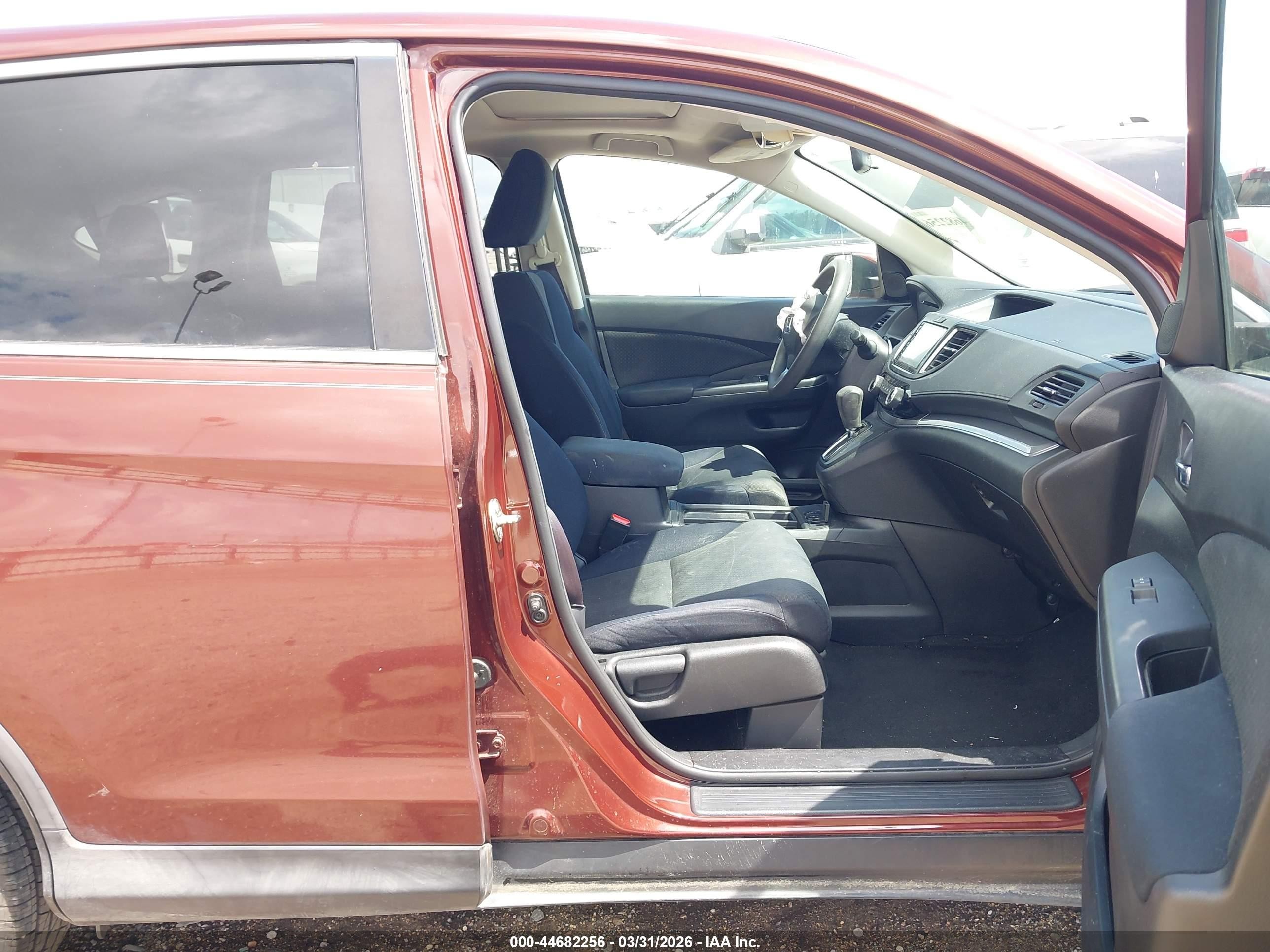 2015 Honda Cr-v Ex Red vin: 3CZRM3H59FG701342