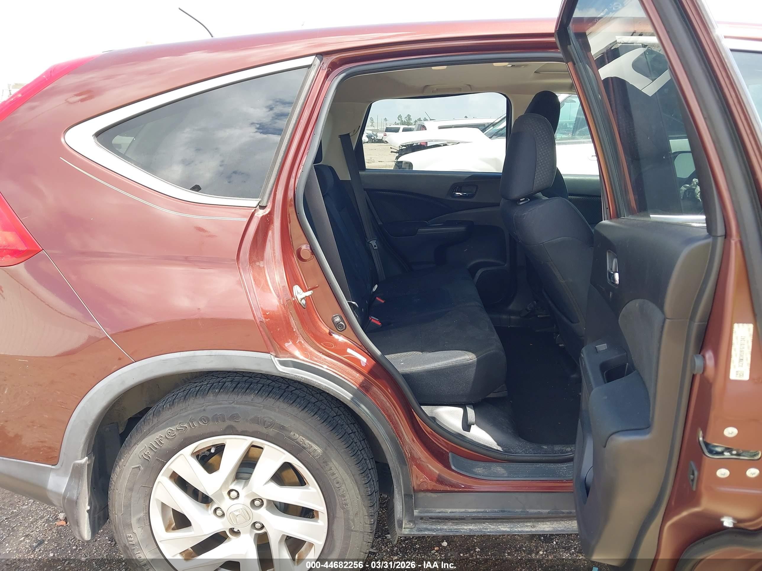 2015 Honda Cr-v Ex Red vin: 3CZRM3H59FG701342