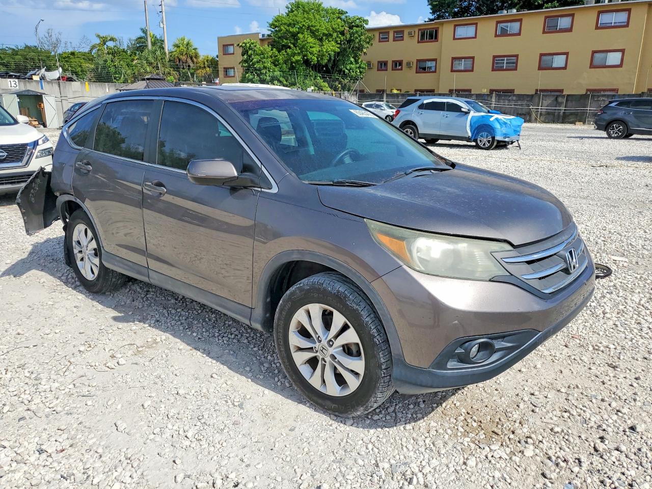2012 Honda Cr-v Ex Gray vin: 3CZRM3H5XCG700891