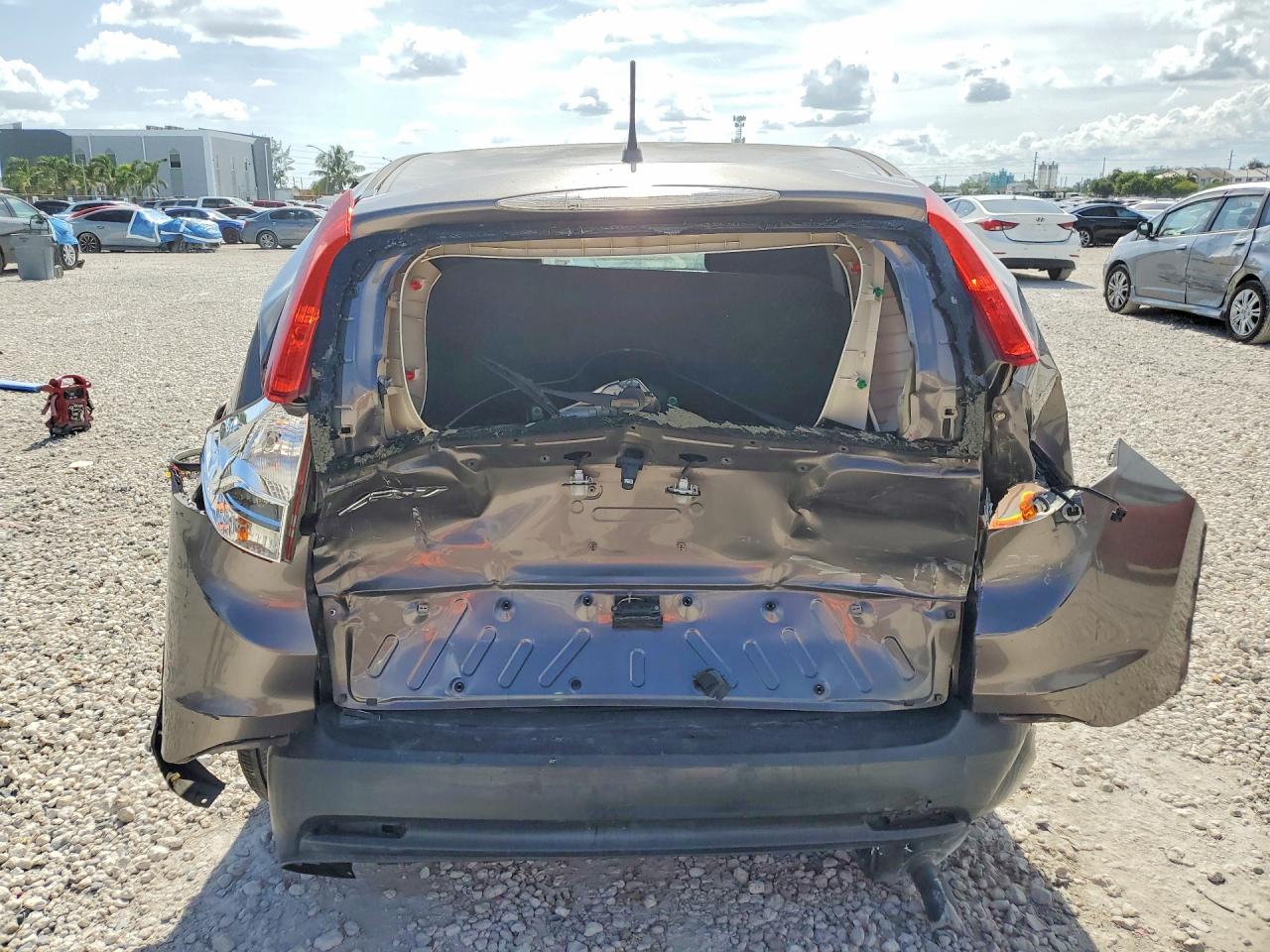 2012 Honda Cr-v Ex Gray vin: 3CZRM3H5XCG700891