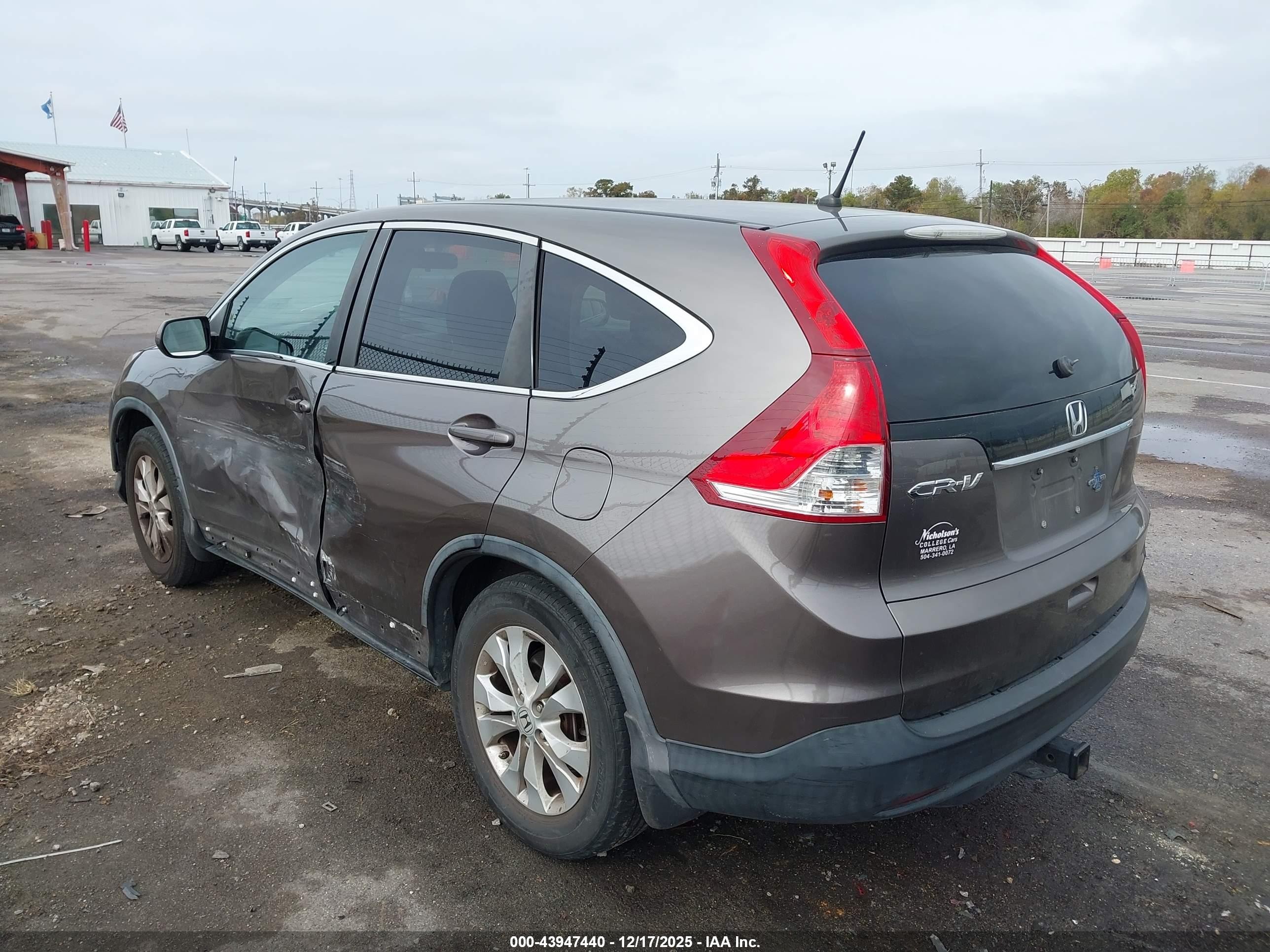 2012 Honda Cr-v Ex Brown vin: 3CZRM3H5XCG700972