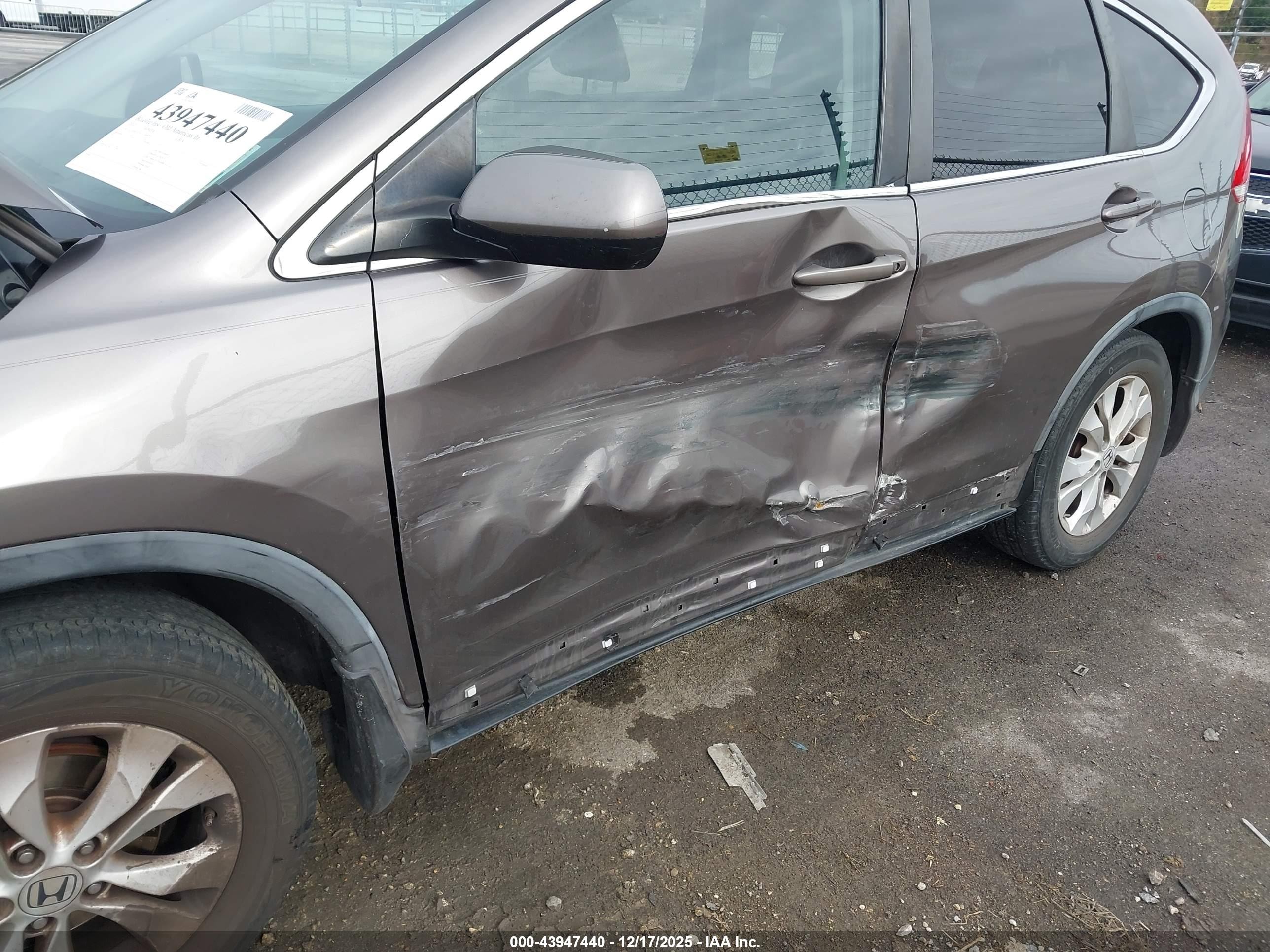 2012 Honda Cr-v Ex Brown vin: 3CZRM3H5XCG700972