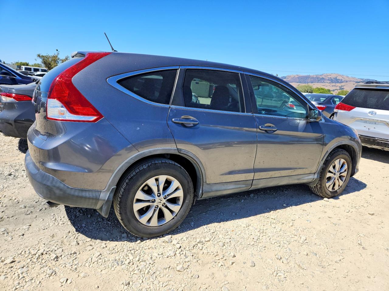 2012 Honda Cr-v Ex Gray vin: 3CZRM3H5XCG703600