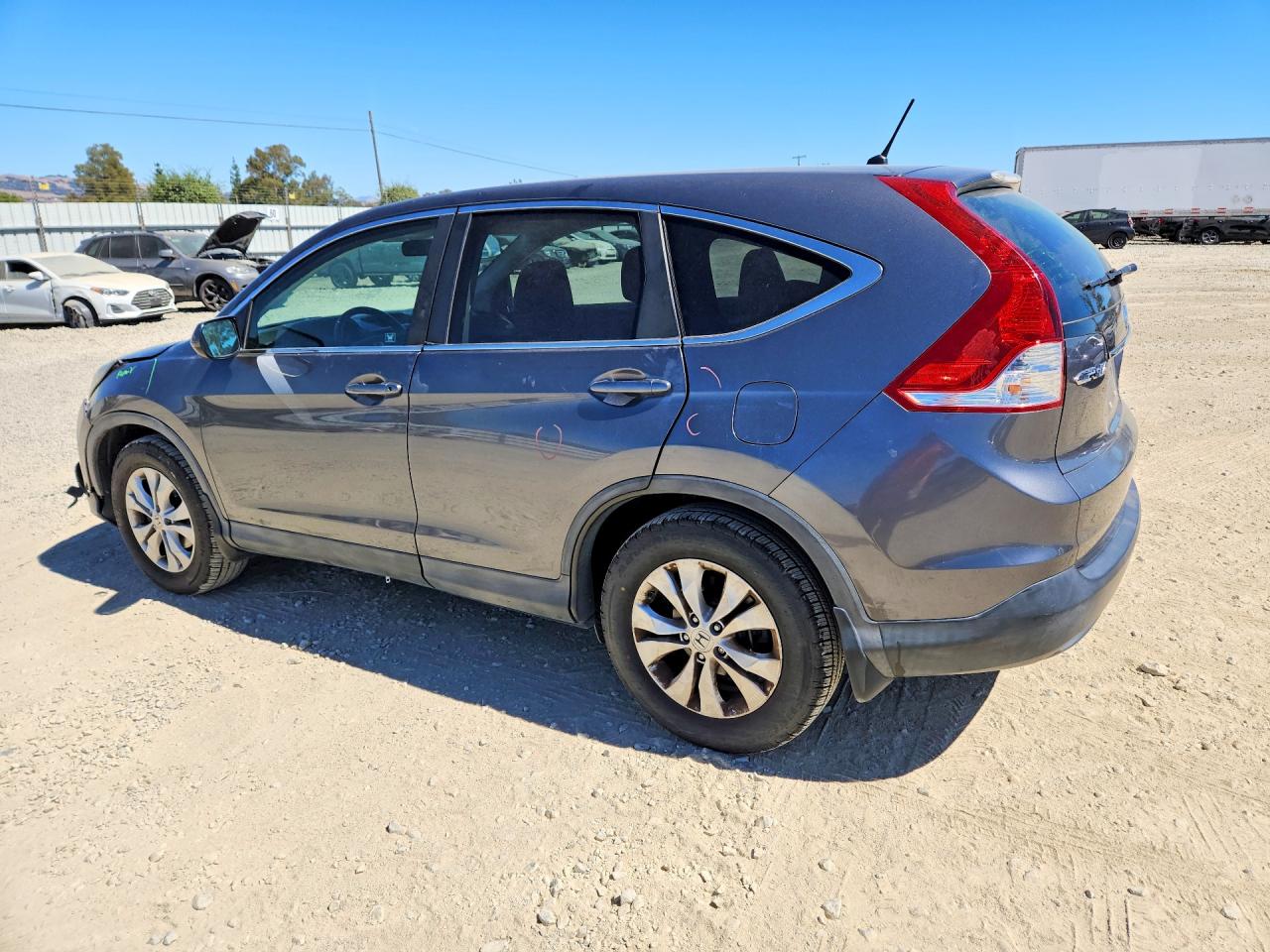 2012 Honda Cr-v Ex Gray vin: 3CZRM3H5XCG703600