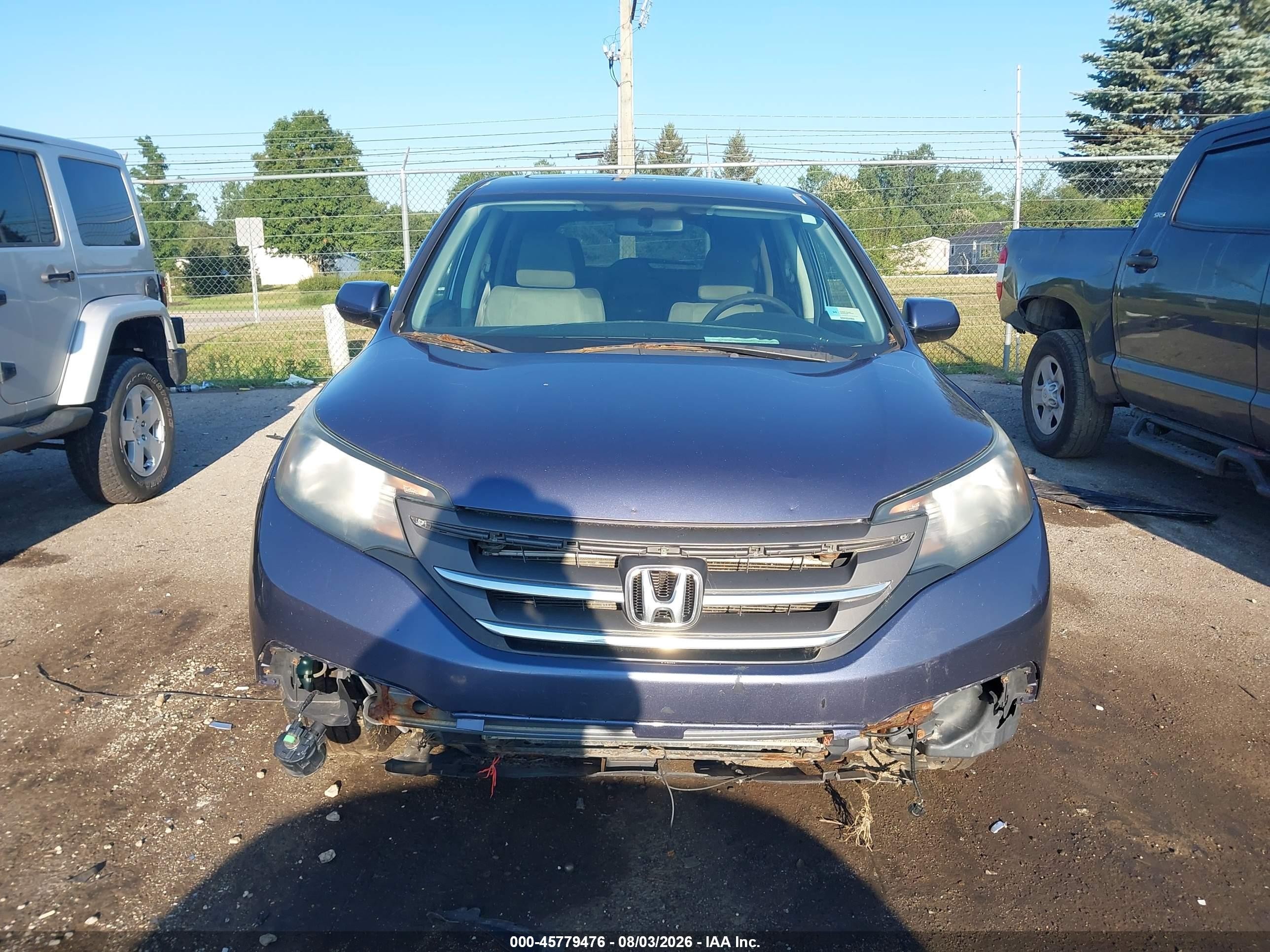 2013 Honda Cr-v Ex Dark Blue vin: 3CZRM3H5XDG701136