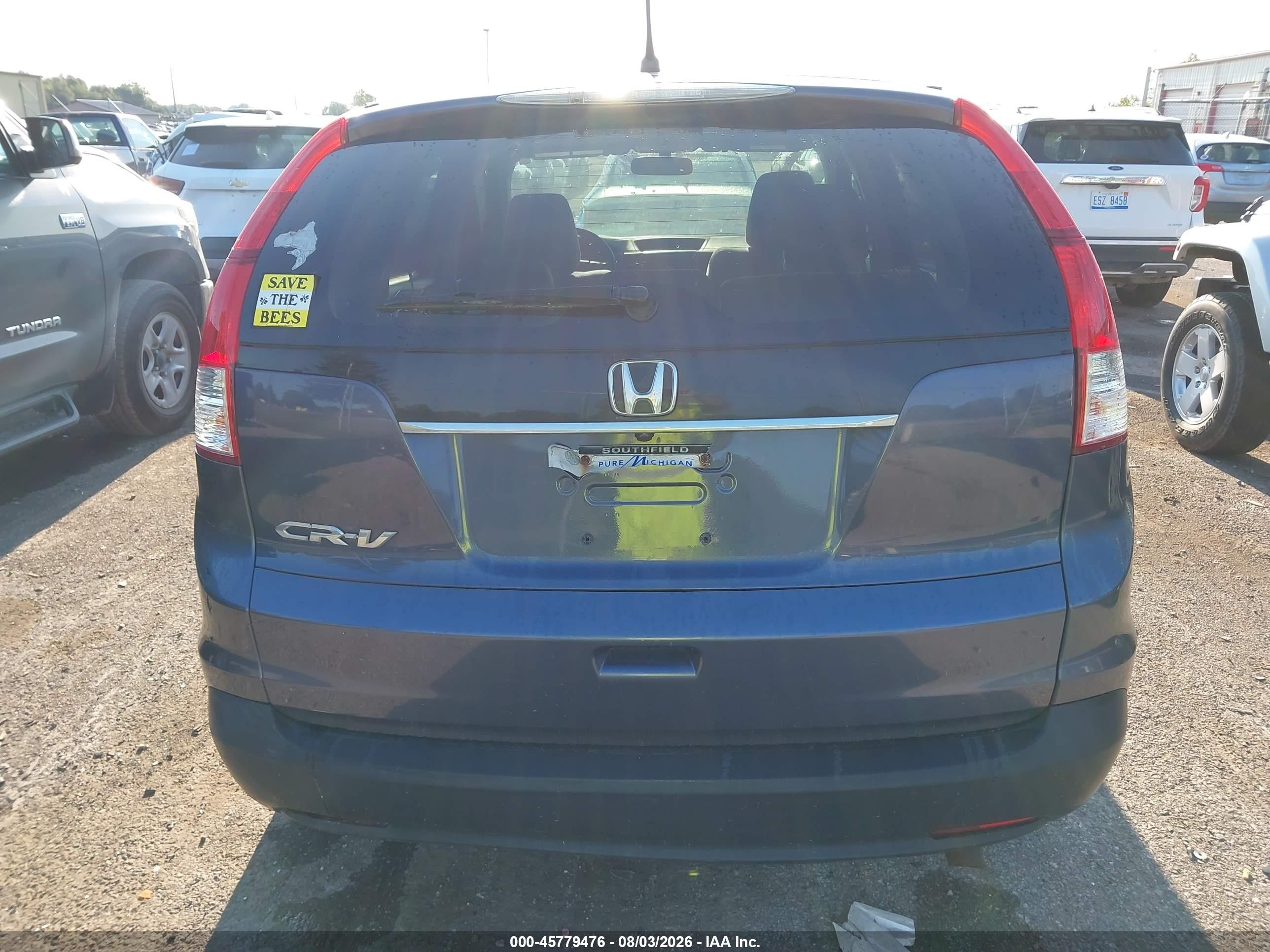 2013 Honda Cr-v Ex Dark Blue vin: 3CZRM3H5XDG701136