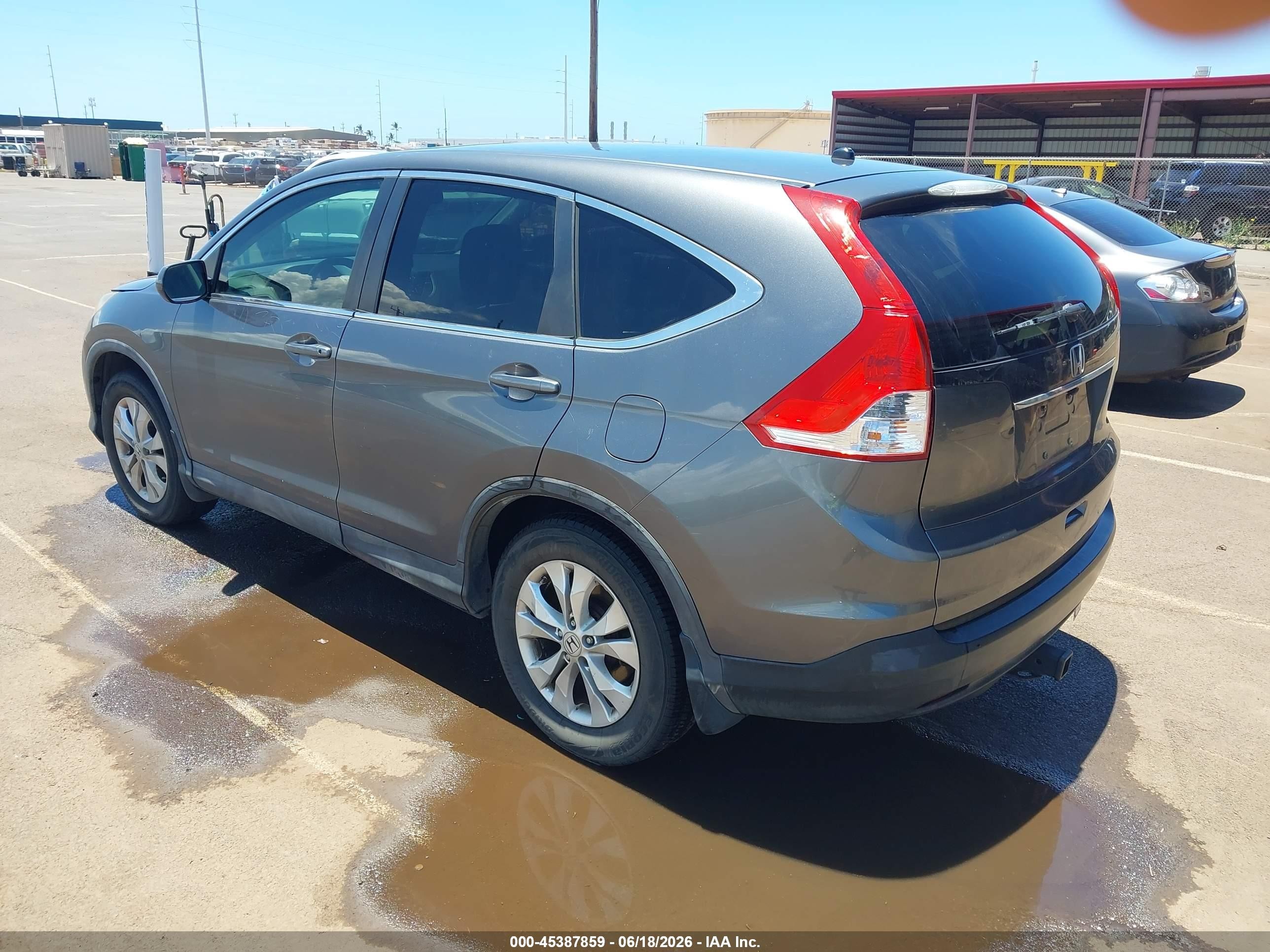 2013 Honda Cr-v Ex Gray vin: 3CZRM3H5XDG702965