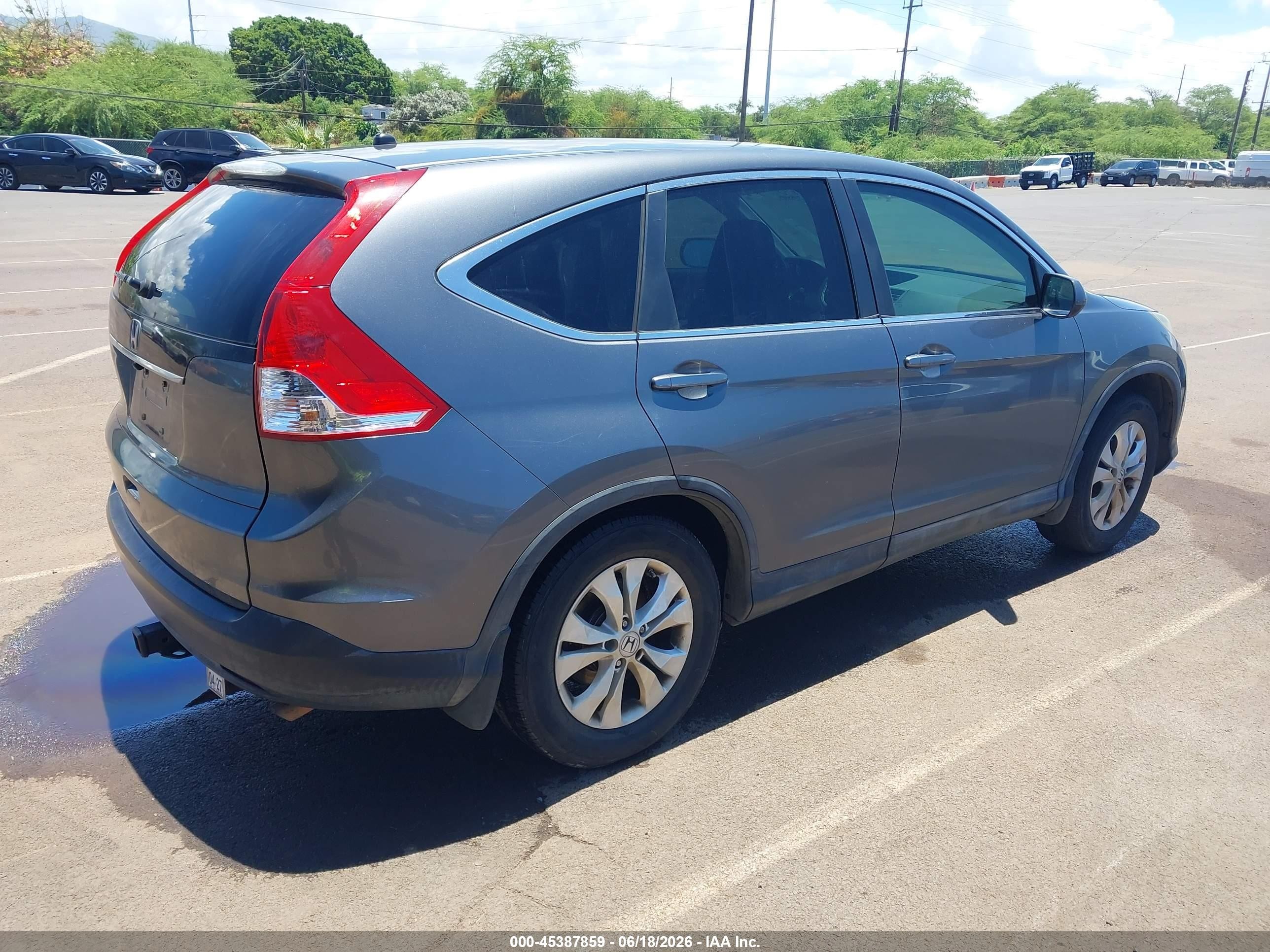 2013 Honda Cr-v Ex Gray vin: 3CZRM3H5XDG702965